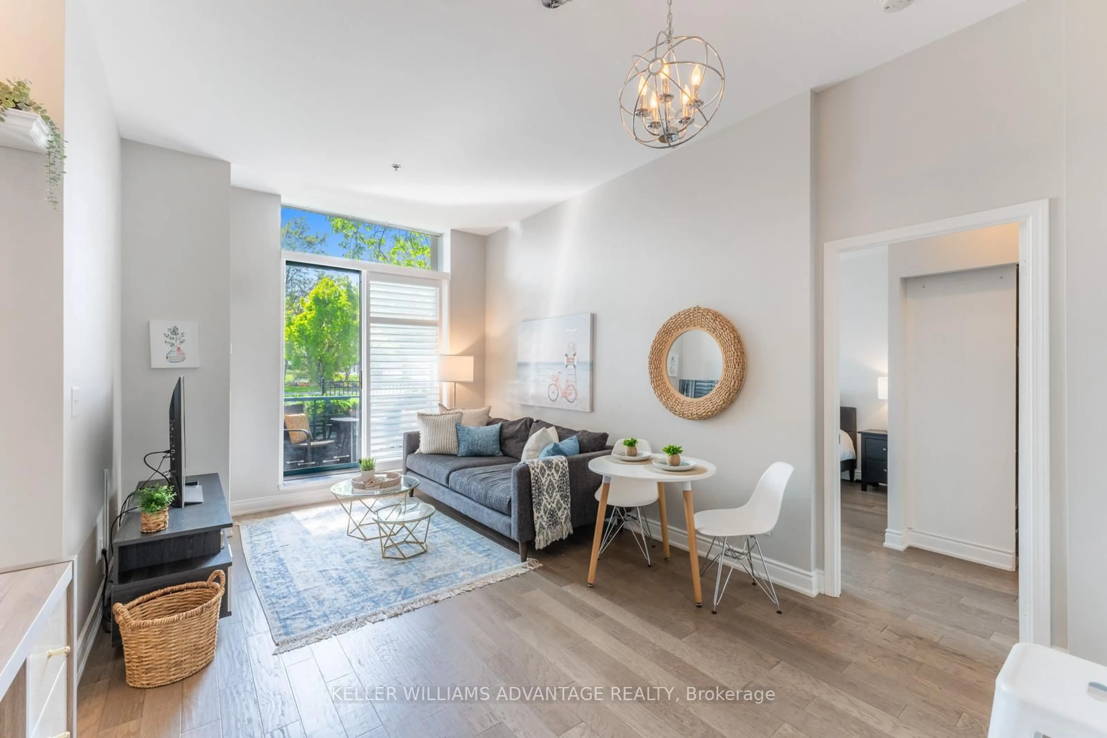 Living room with furniture, unknown for 1733 Queen St #106, Toronto Ontario M4L 6S9