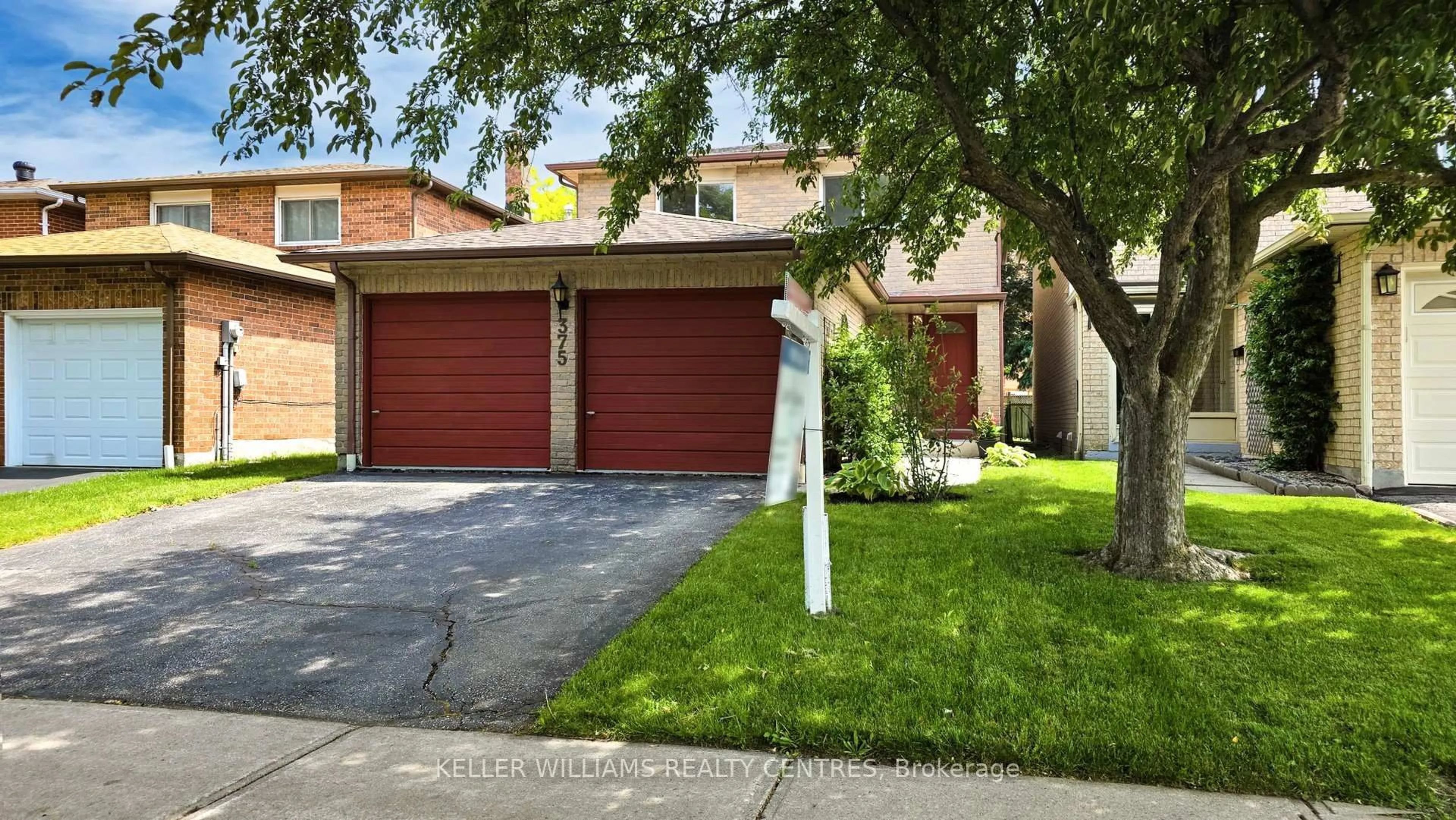 Home with brick exterior material, street for 375 Huntsmill Blvd, Toronto Ontario M1W 3R8