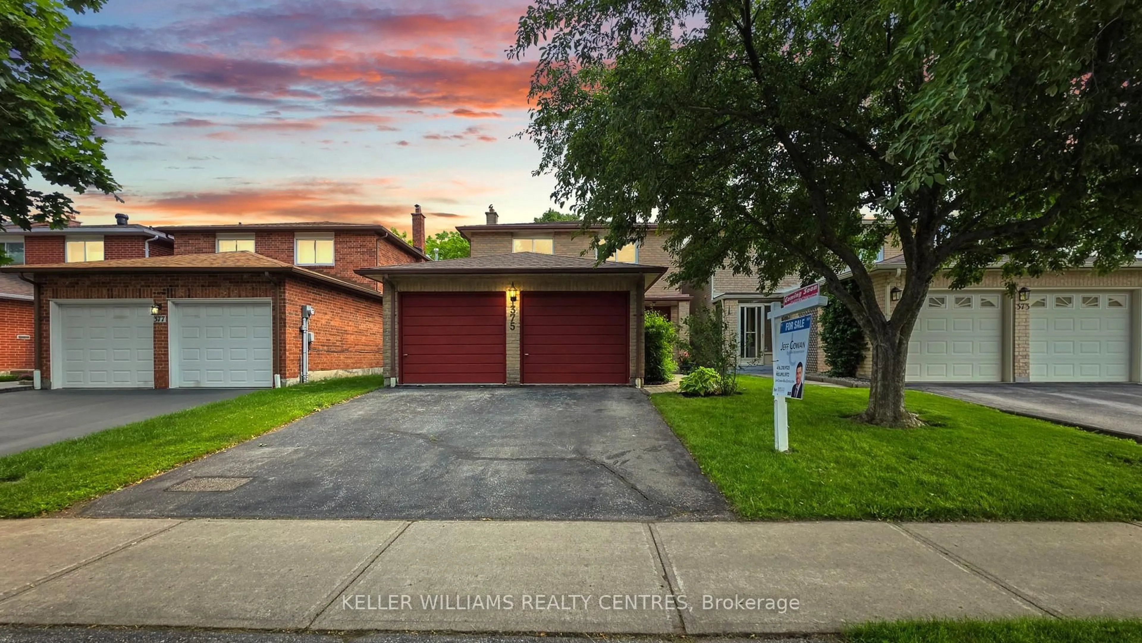 Home with brick exterior material, street for 375 Huntsmill Blvd, Toronto Ontario M1W 3R8