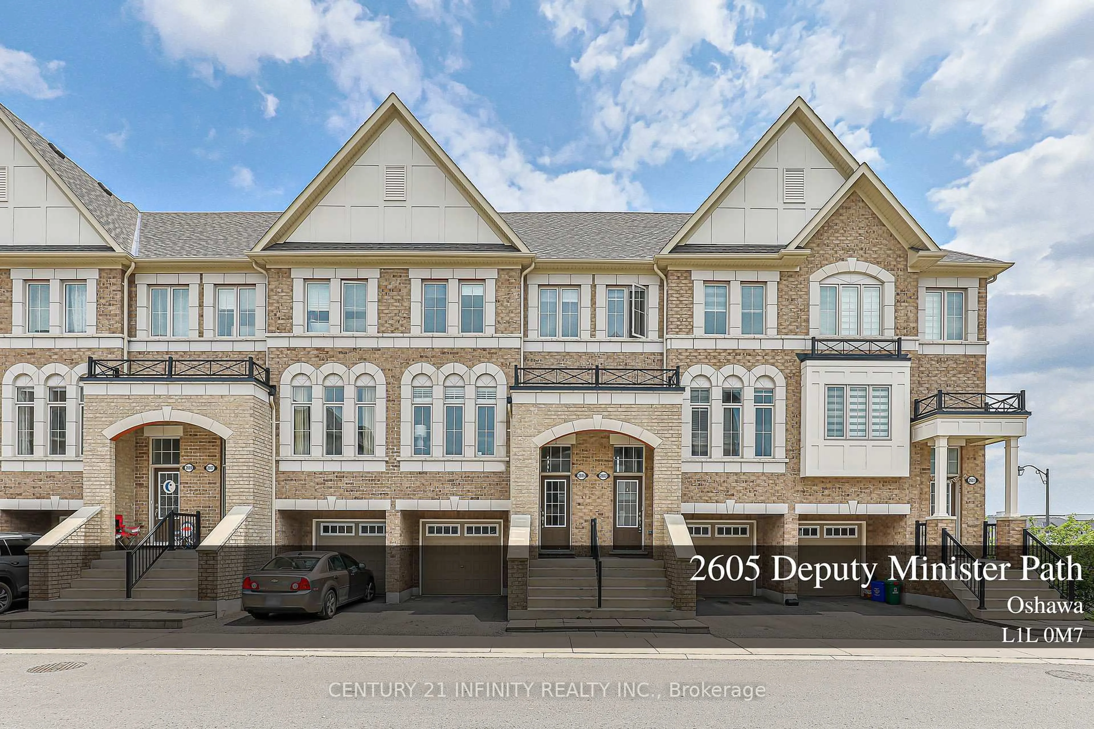 Home with brick exterior material, street for 2605 Deputy Minister Way #3, Oshawa Ontario L1L 0M7