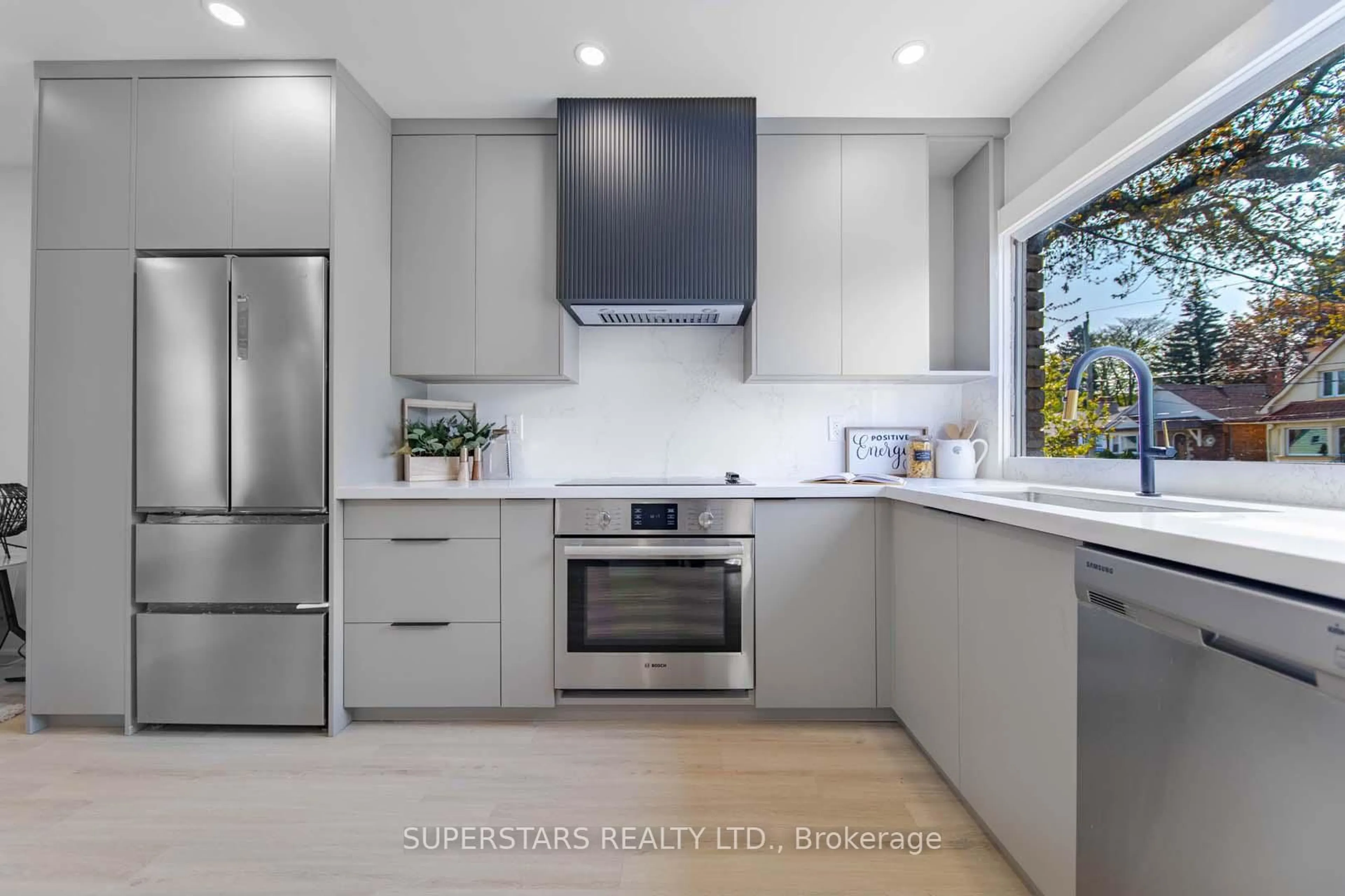 Contemporary kitchen, ceramic/tile floor for 14 Pinegrove Ave, Toronto Ontario M1N 2G4