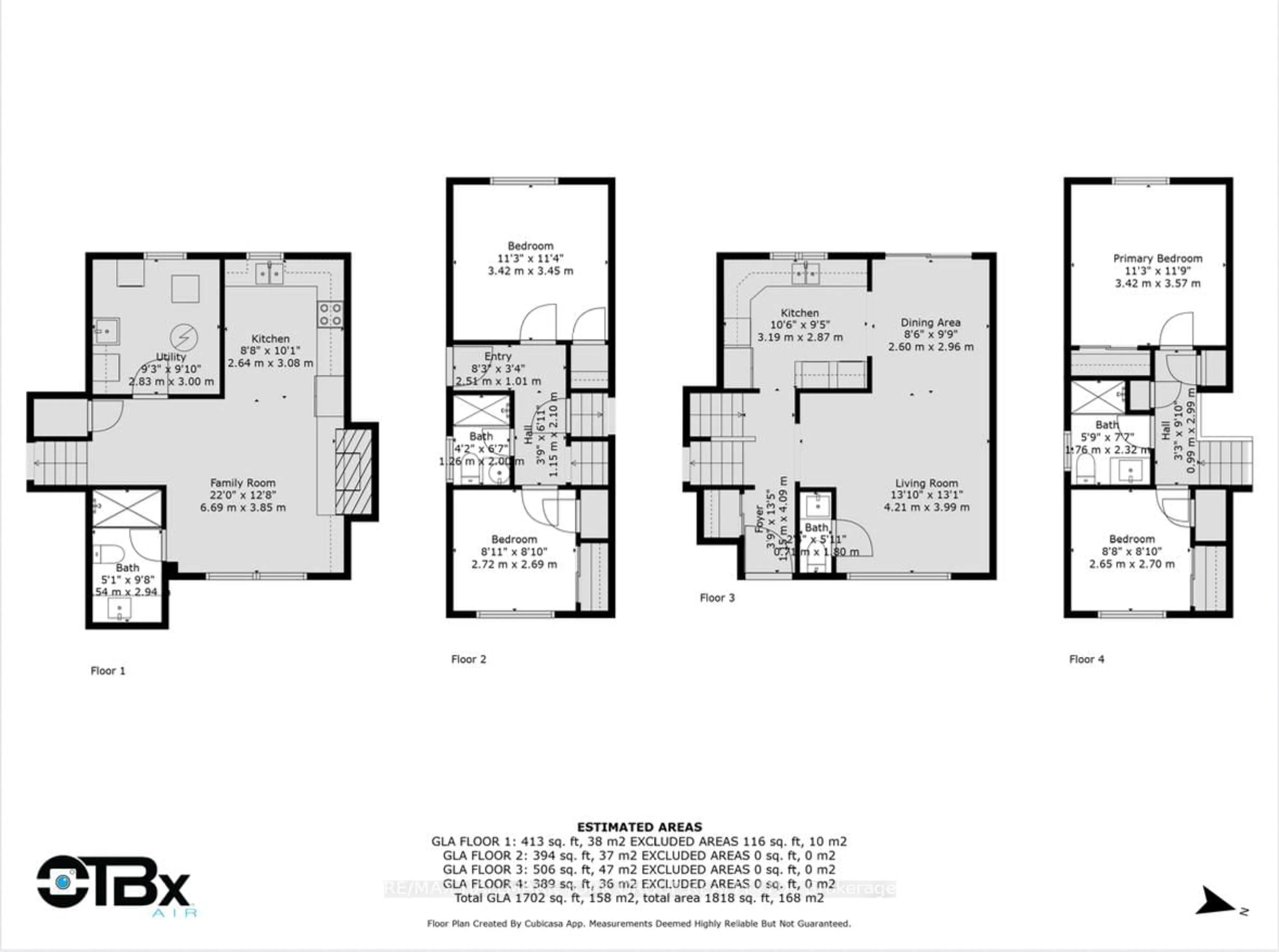 Floor plan for 20 Abbeville Rd, Toronto Ontario M1H 1Y3