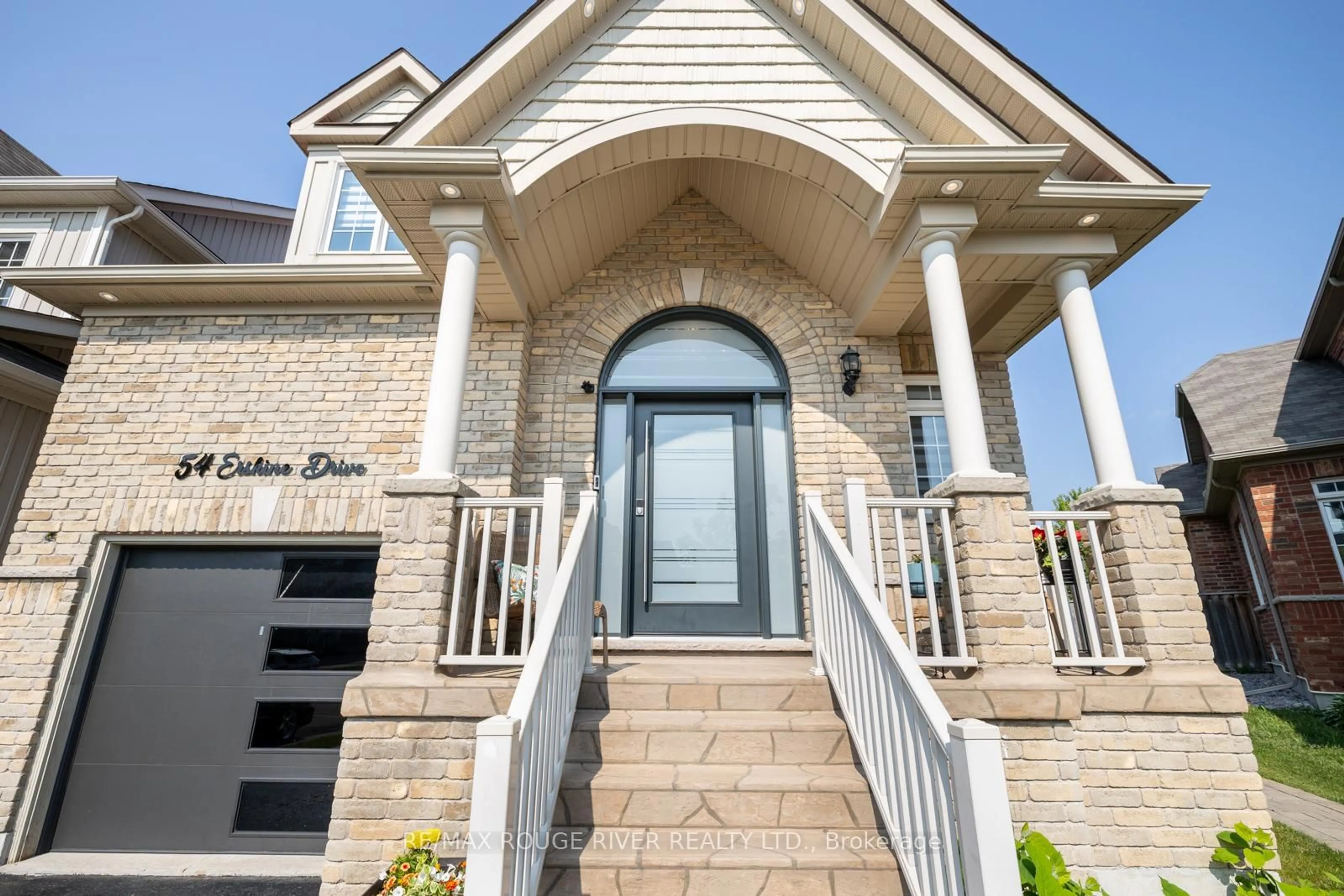 Home with brick exterior material, street for 54 Erskine Dr, Clarington Ontario L1B 0C8