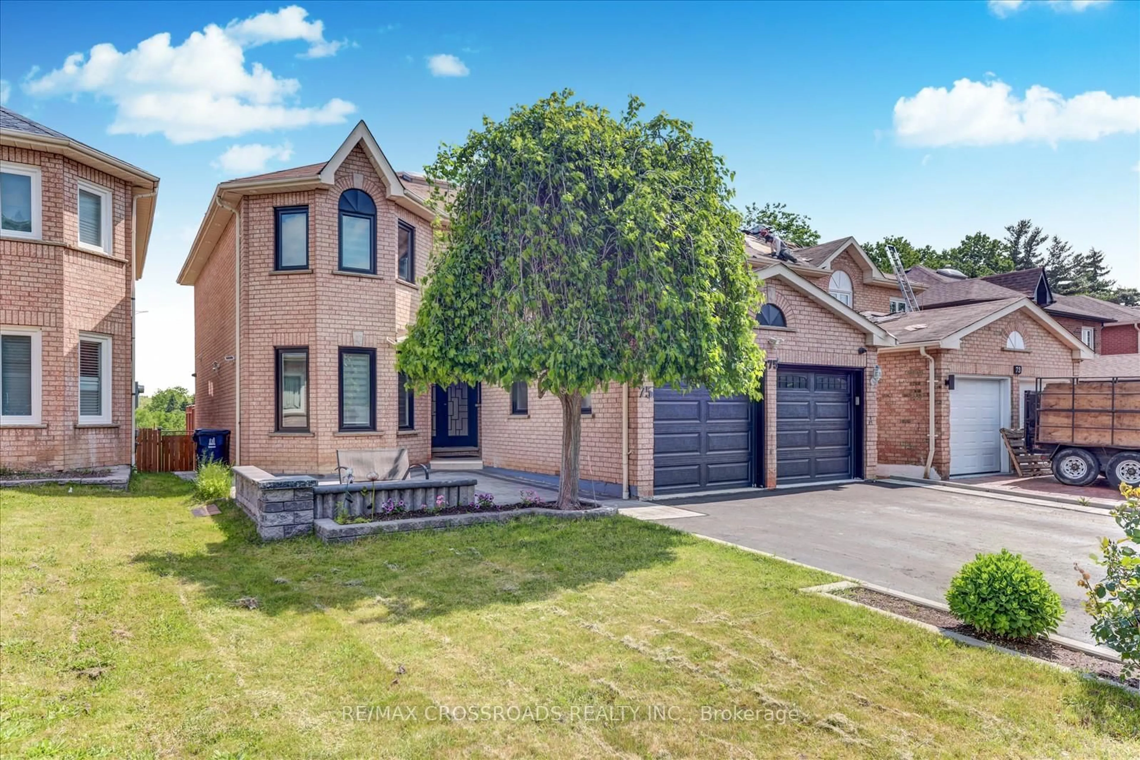 Home with brick exterior material, street for 75 Wandering Tr, Toronto Ontario M1X 1K1