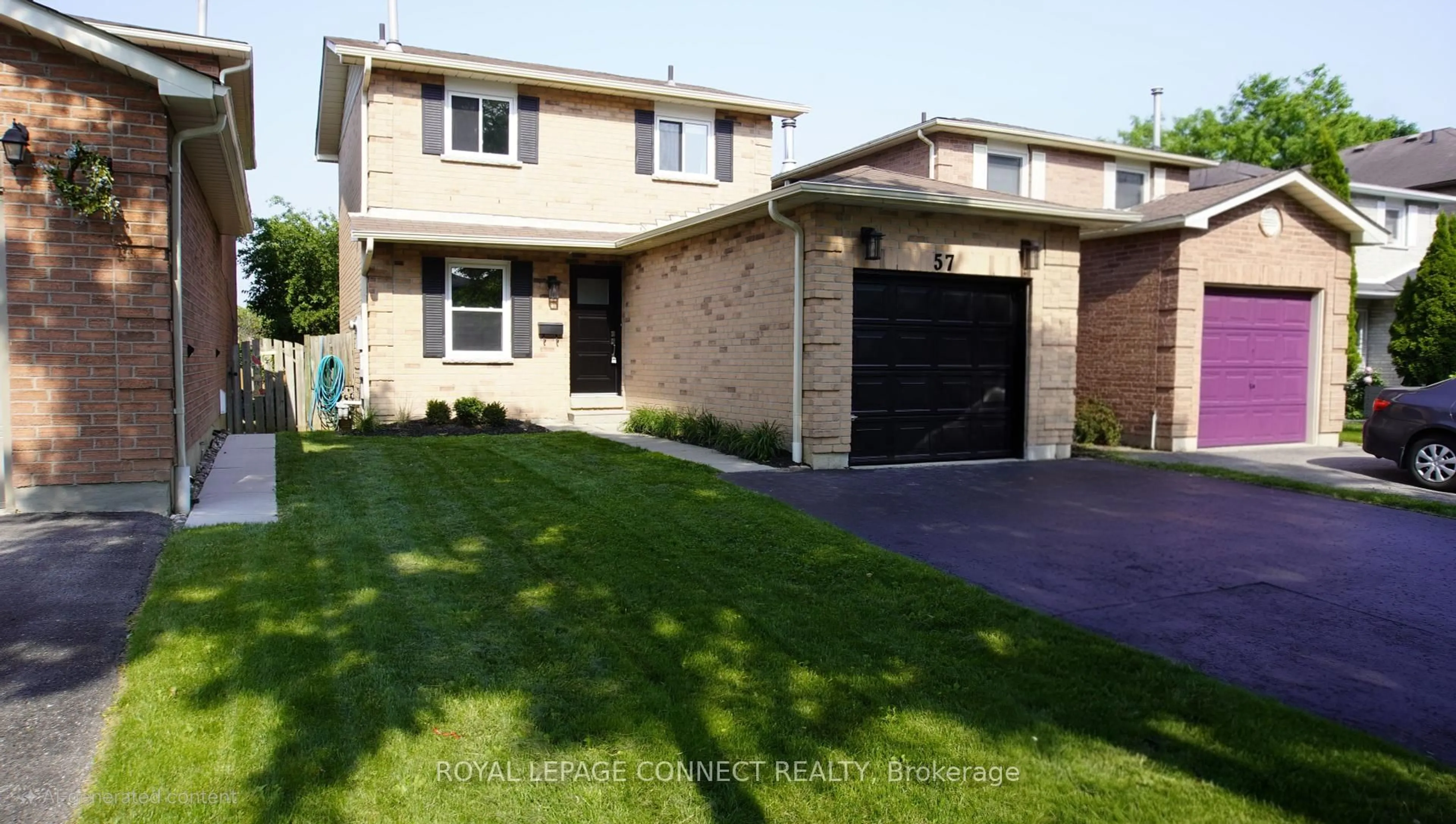 Home with brick exterior material, street for 57 Daniels Cres, Ajax Ontario L1T 1X8
