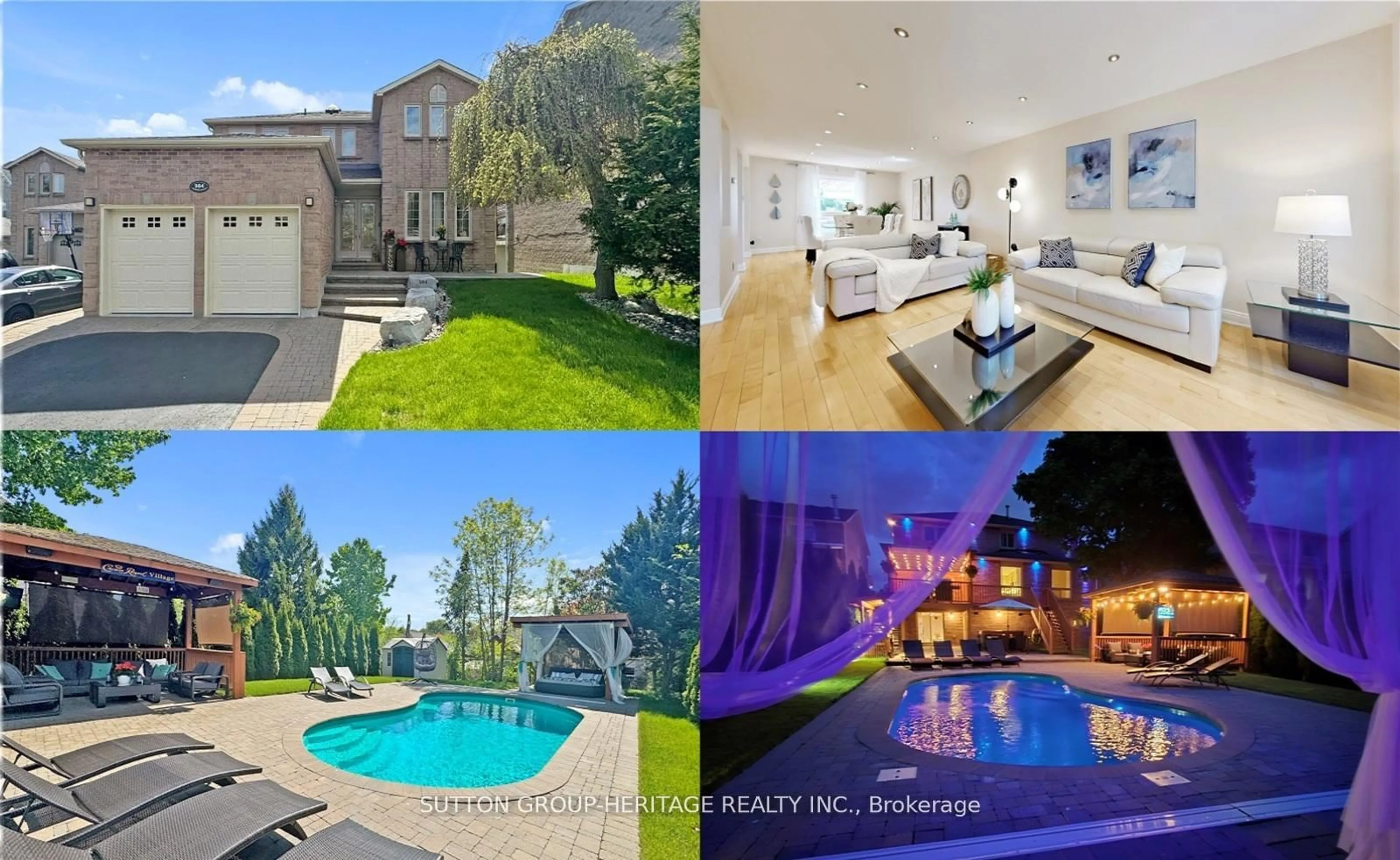 A pic from outside/outdoor area/front of a property/back of a property/a pic from drone, street for 984 Rambleberry Ave, Pickering Ontario L1V 5Y4