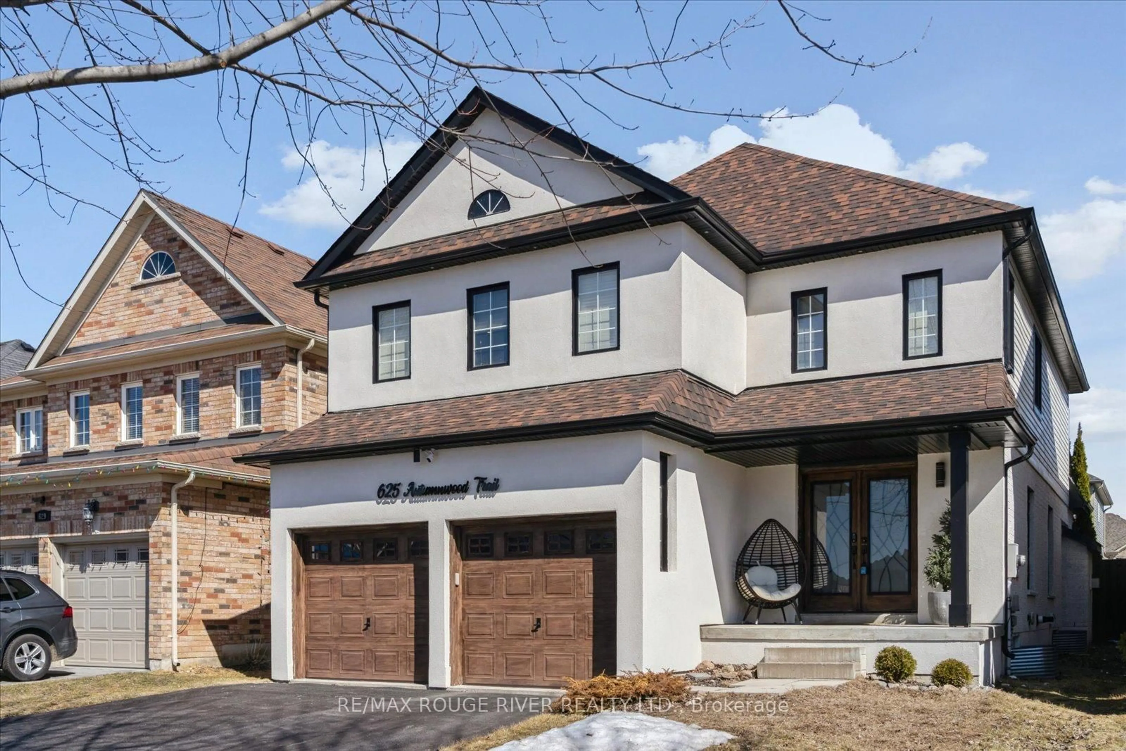 Home with brick exterior material, street for 625 Autumnwood Tr, Oshawa Ontario L1K 3A9