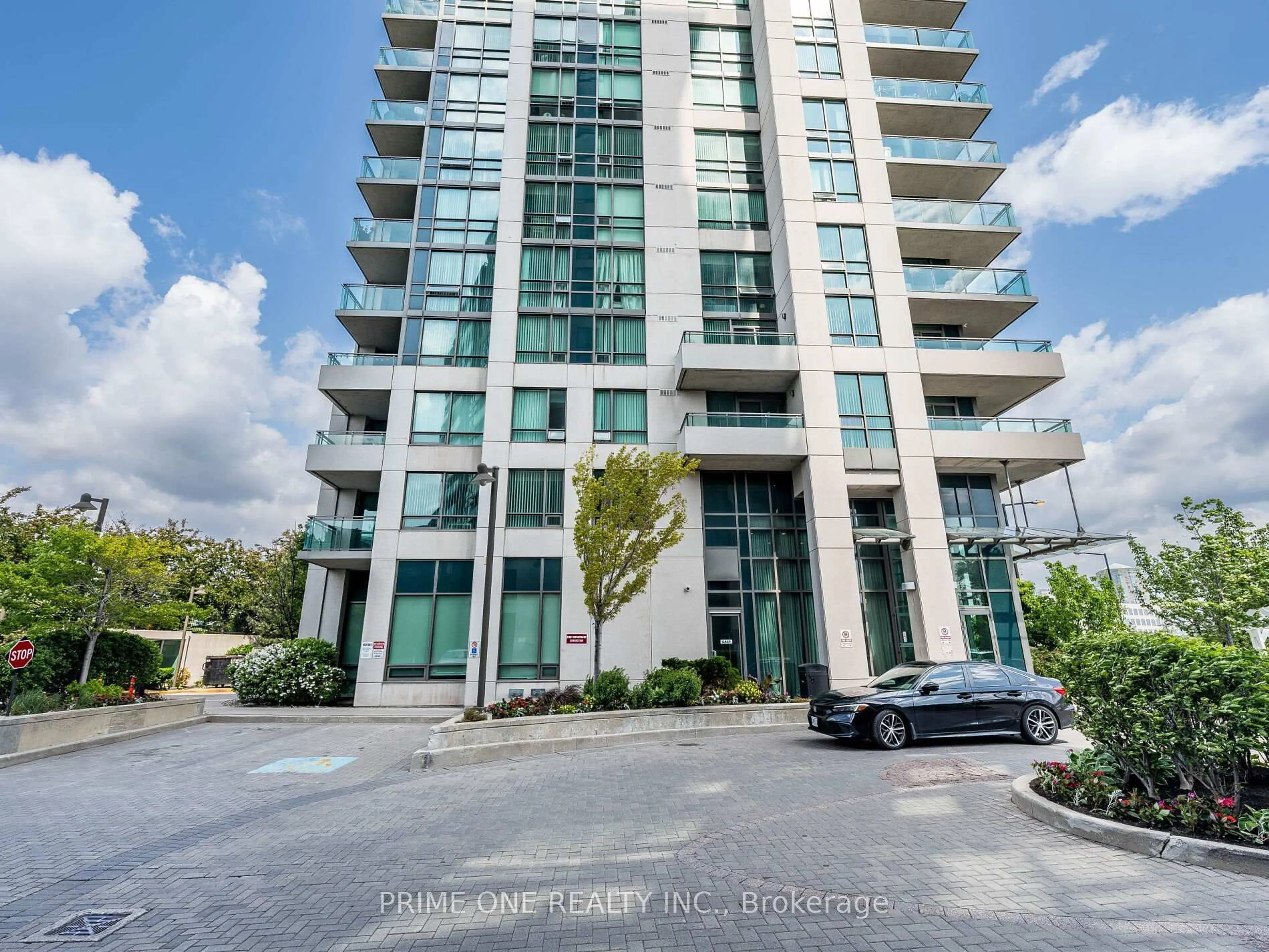 A pic from outside/outdoor area/front of a property/back of a property/a pic from drone, unknown for 88 Grangeway Ave #2902, Toronto Ontario M1H 0A2