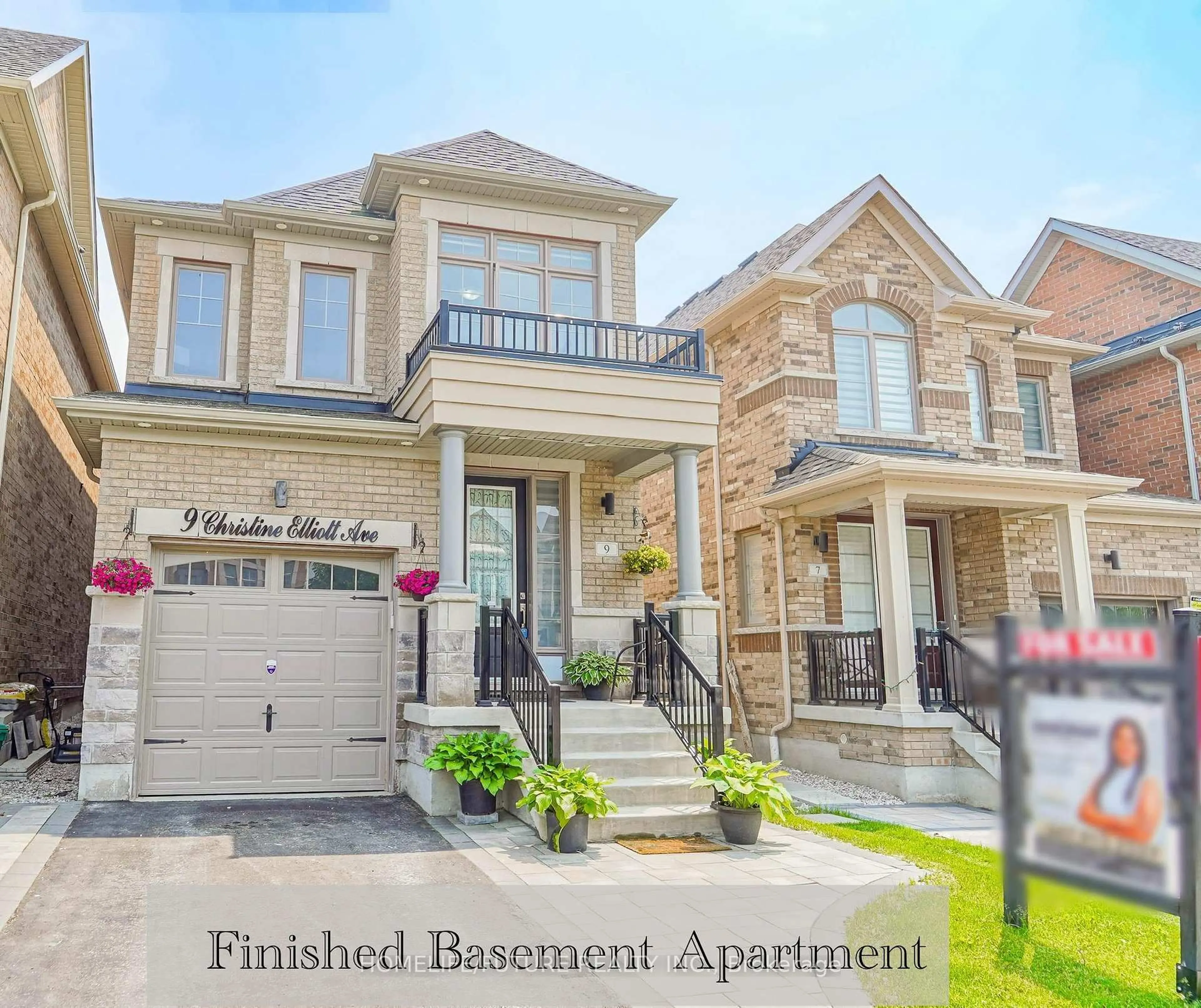 Home with brick exterior material, street for 9 Christine Elliott Ave, Whitby Ontario L1P 0B8
