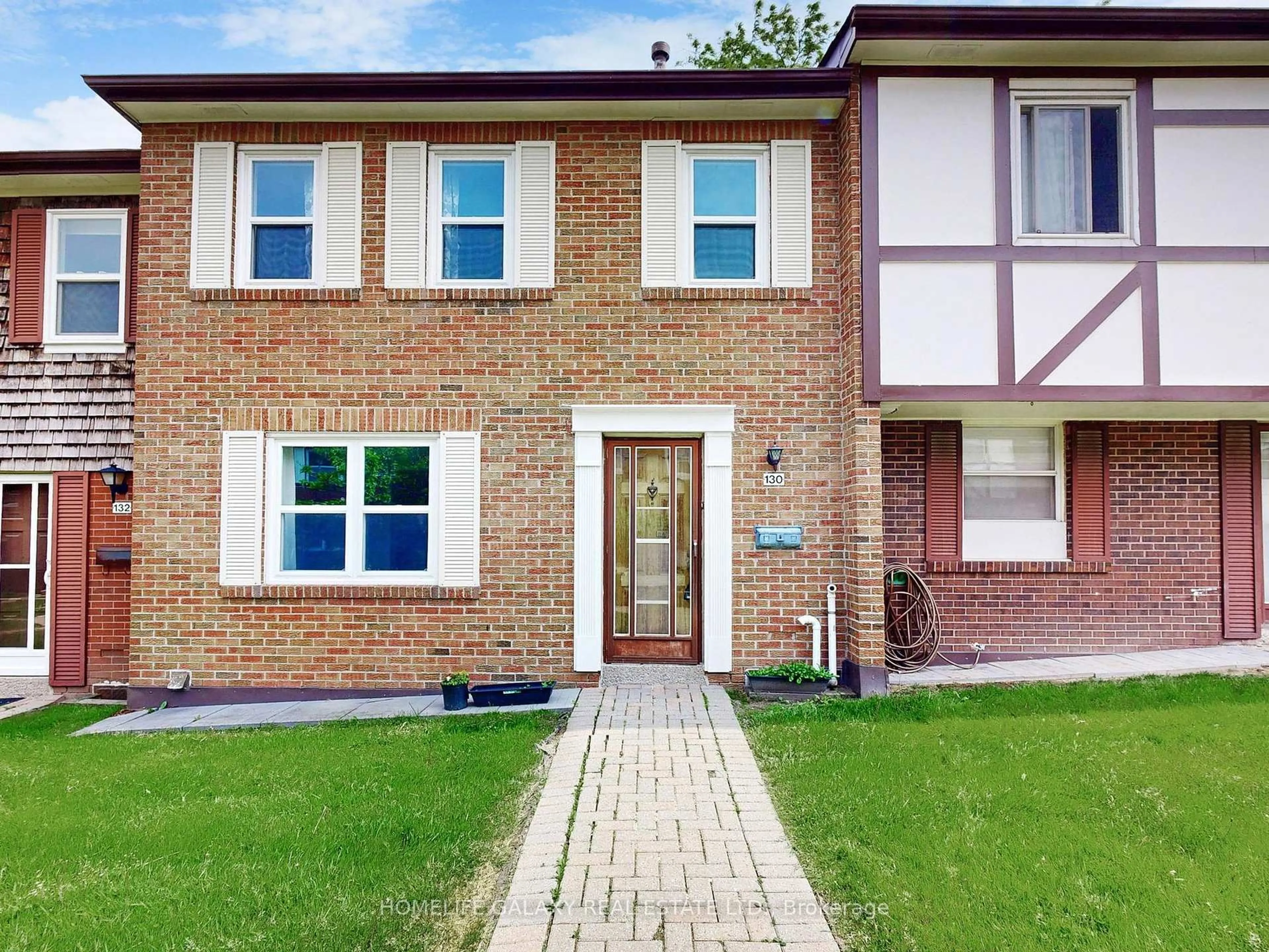 Home with brick exterior material, street for 25 Brimwood Blvd #130, Toronto Ontario M1V 1E2