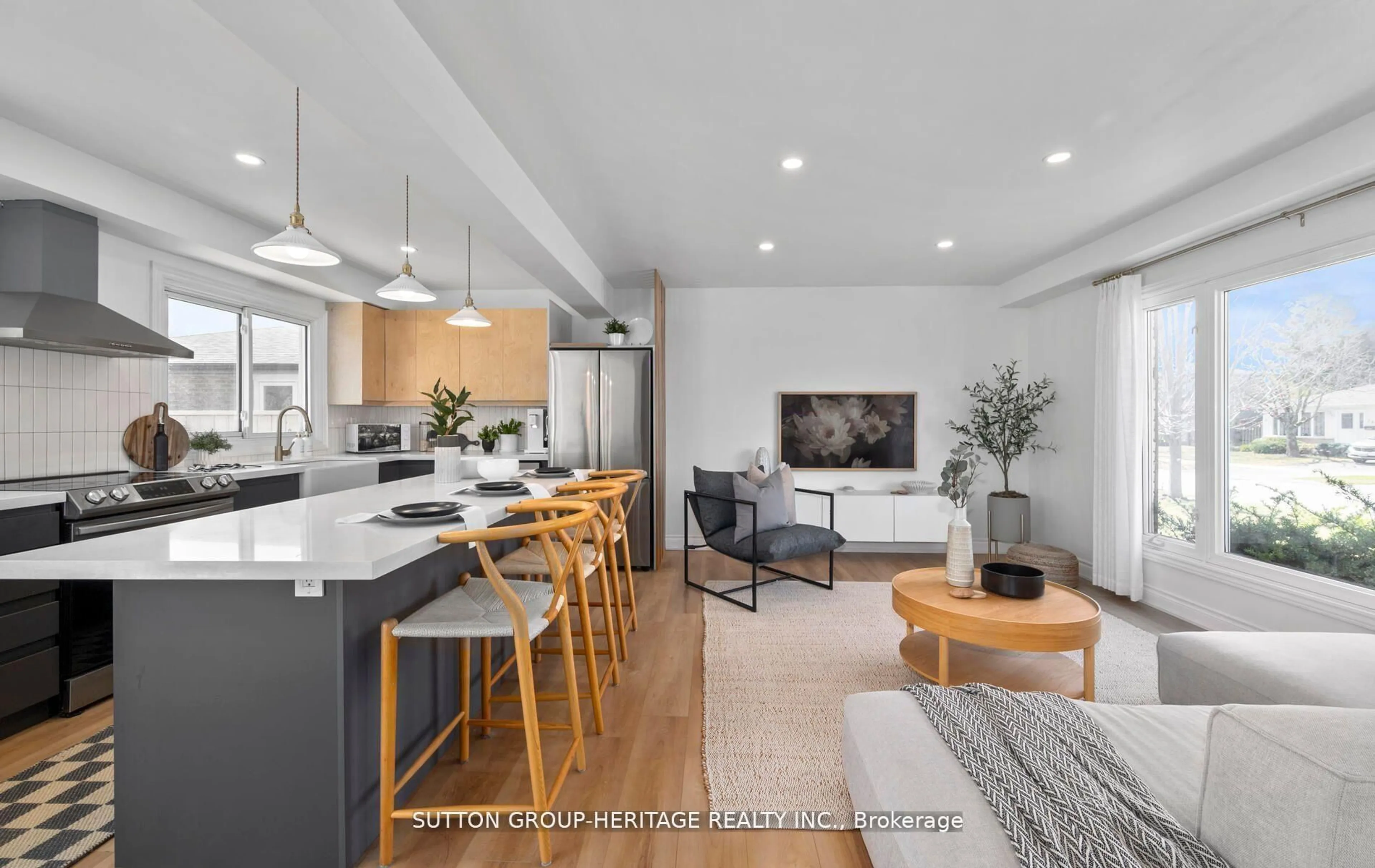 Open concept kitchen, unknown for 23 Agate Rd, Ajax Ontario L1S 3J7