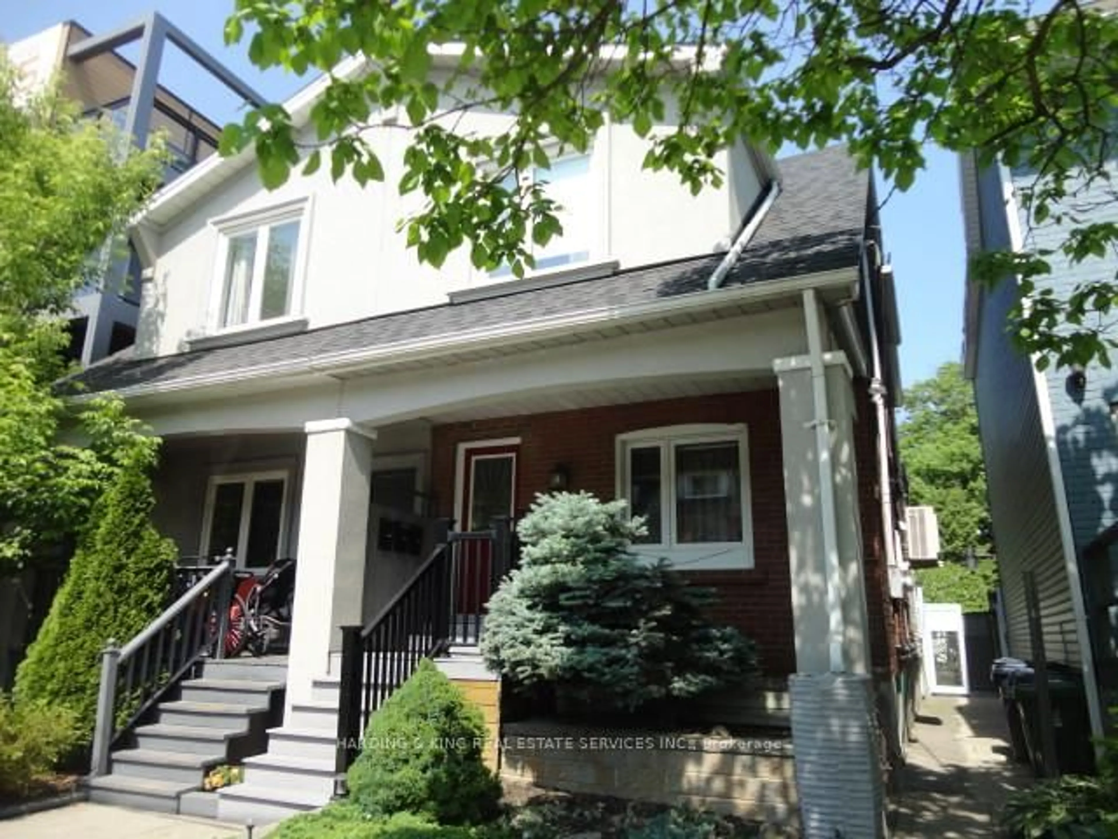 Home with brick exterior material, street for 37 Connaught Ave, Toronto Ontario M4L 2V8