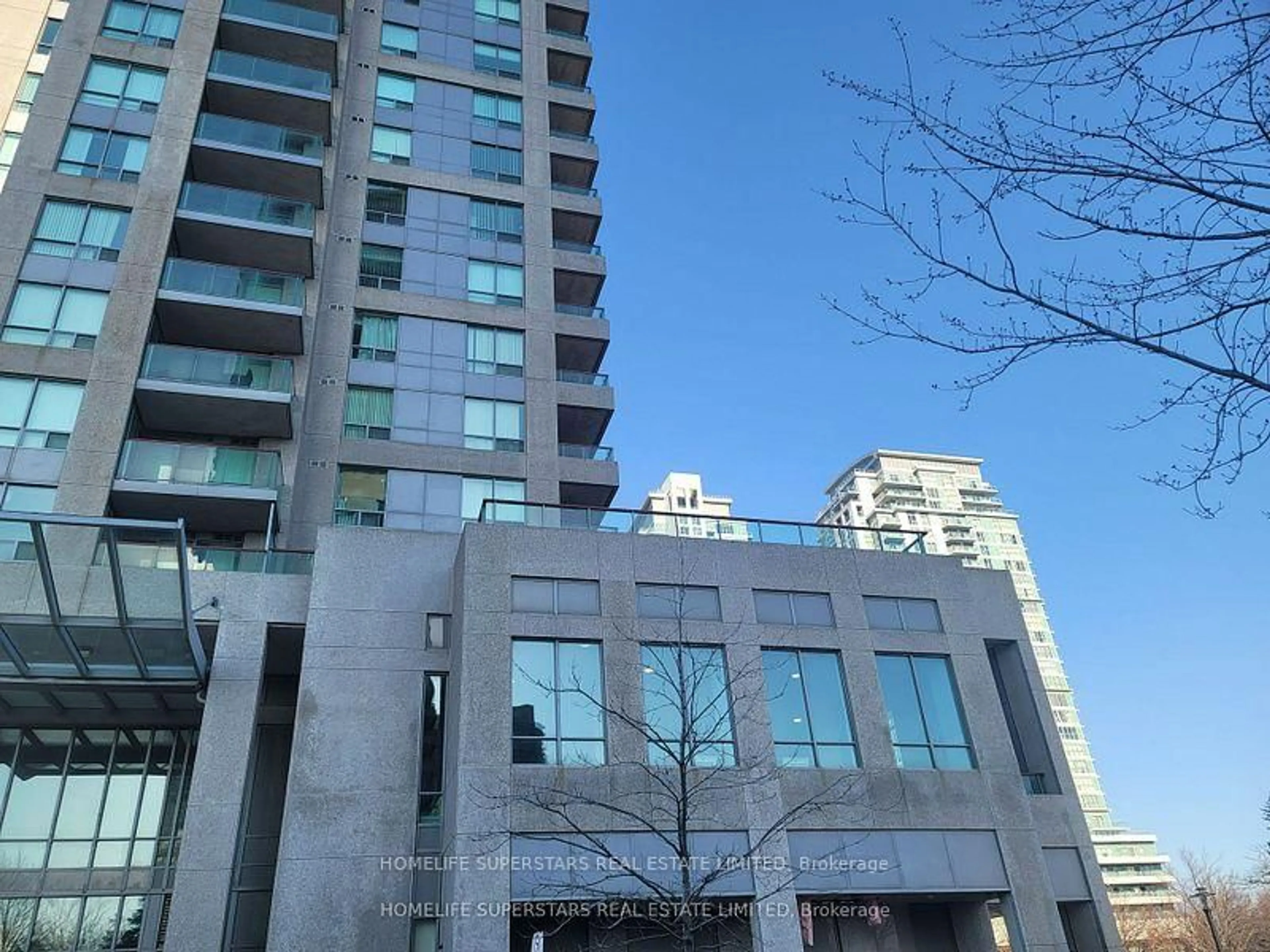 A pic from outside/outdoor area/front of a property/back of a property/a pic from drone, city buildings view from balcony for 60 Brian Harrison Way #2109, Toronto Ontario M1P 5J5
