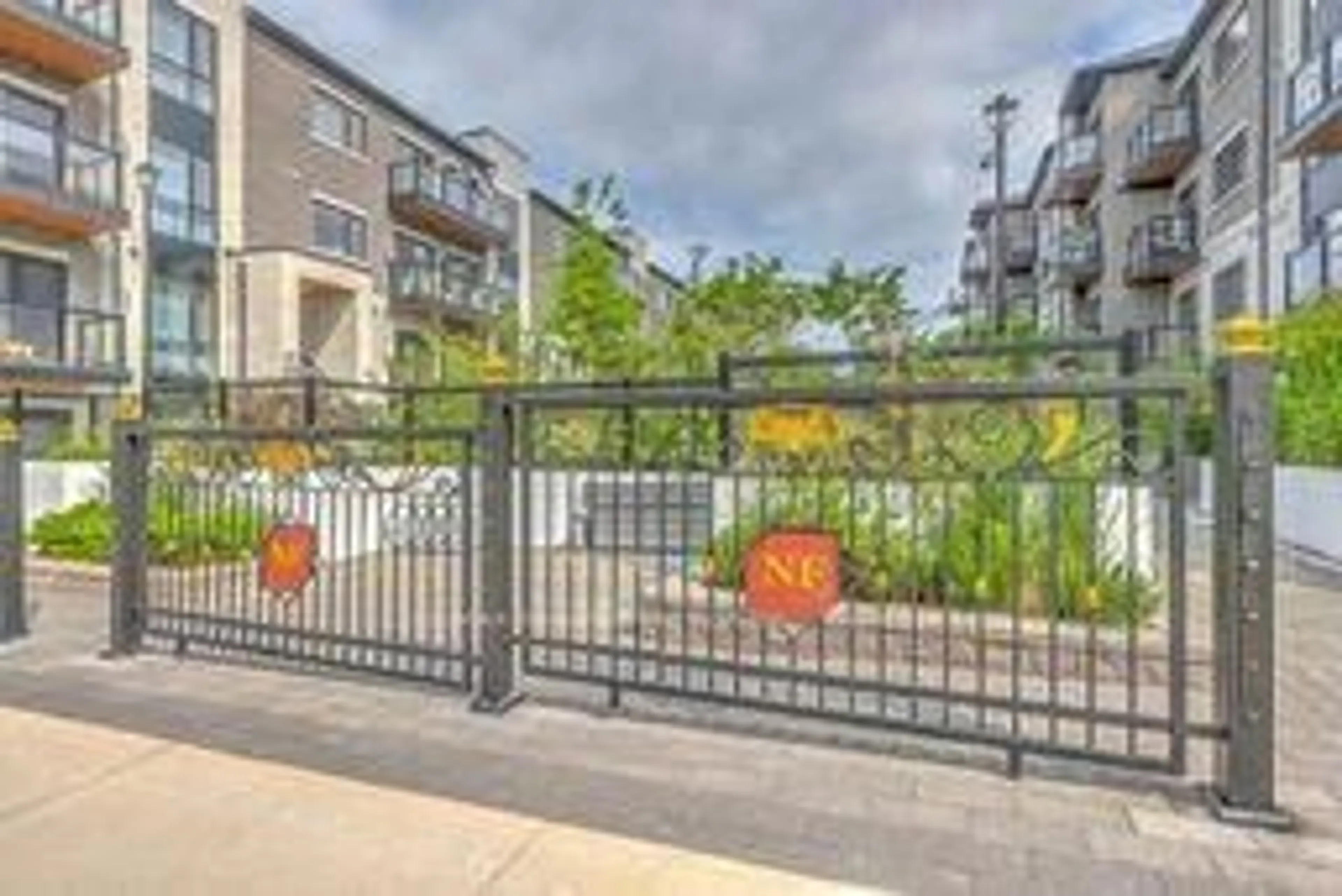 Patio, street for 60 Morecambe Gate #C306, Toronto Ontario M1W 2N6