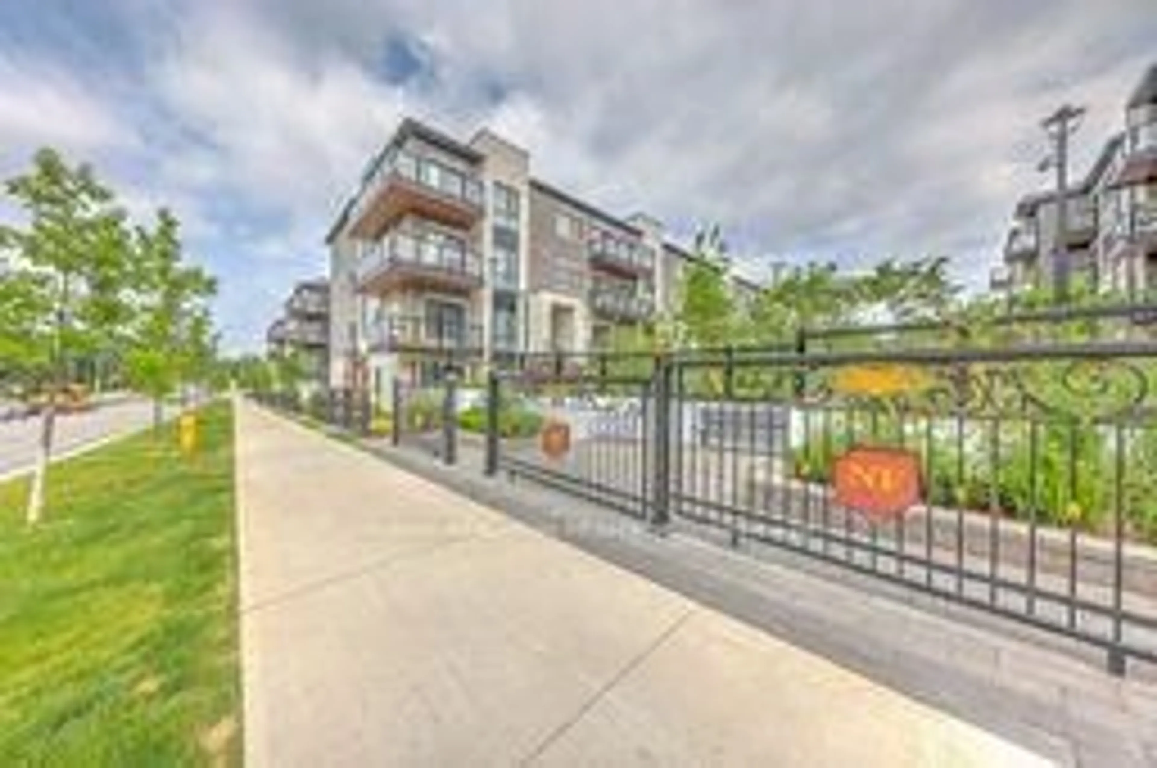 Patio, street for 60 Morecambe Gate #C306, Toronto Ontario M1W 2N6