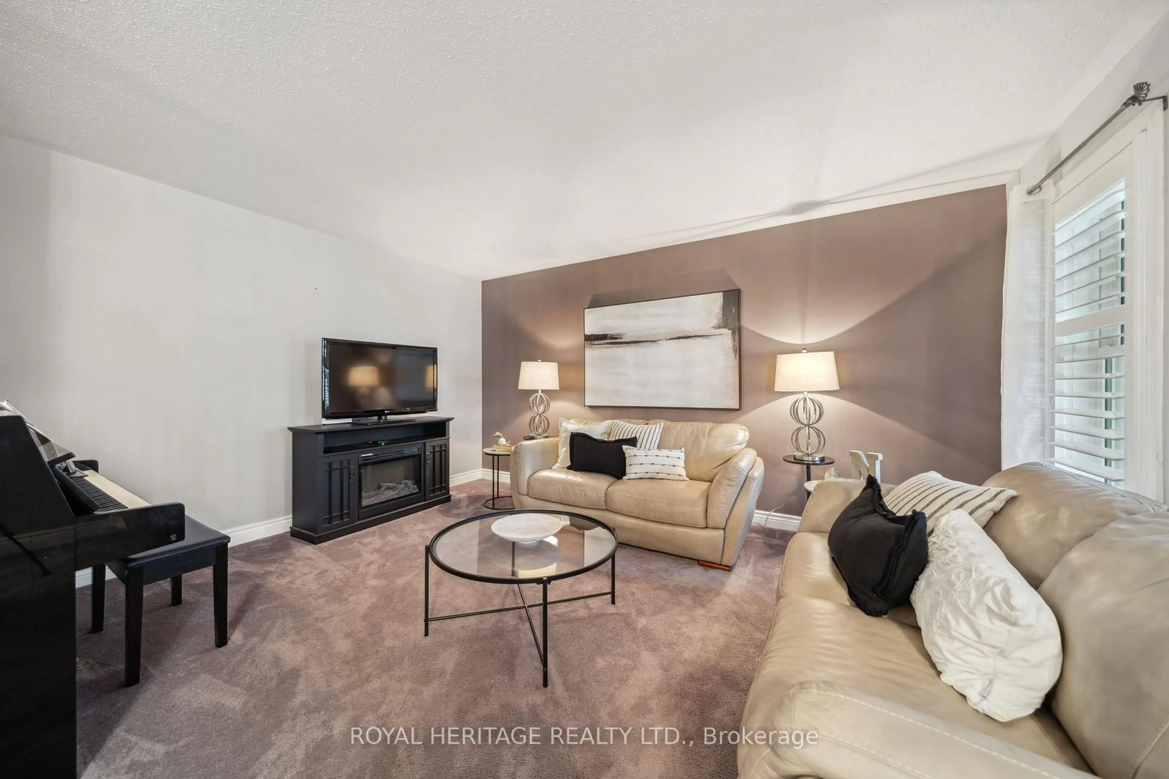 Living room with furniture, unknown for 57 Croxall Blvd, Whitby Ontario L1M 2E5