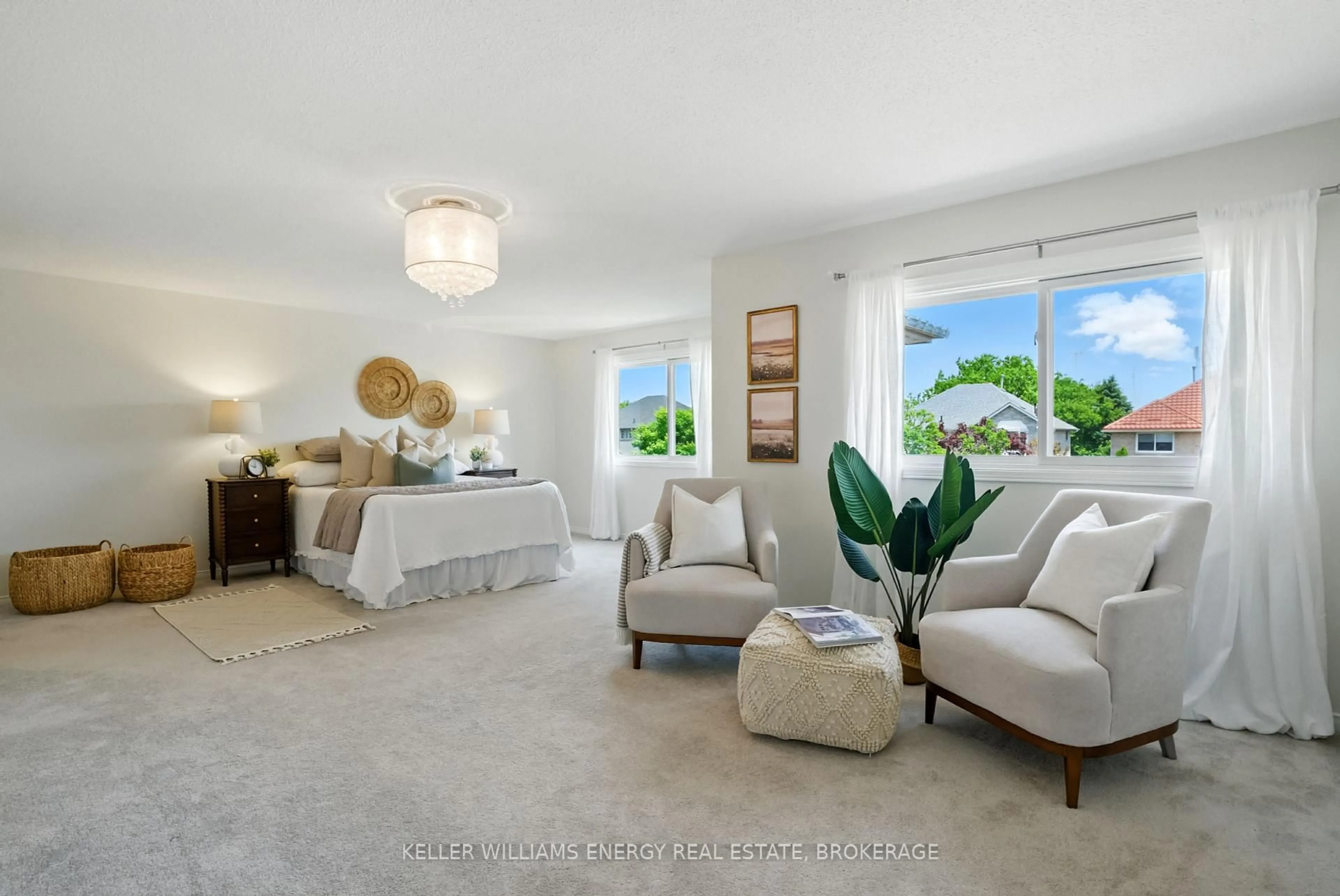 Living room with furniture, ceramic/tile floor for 6 Rotherglen Rd, Ajax Ontario L1T 2T6