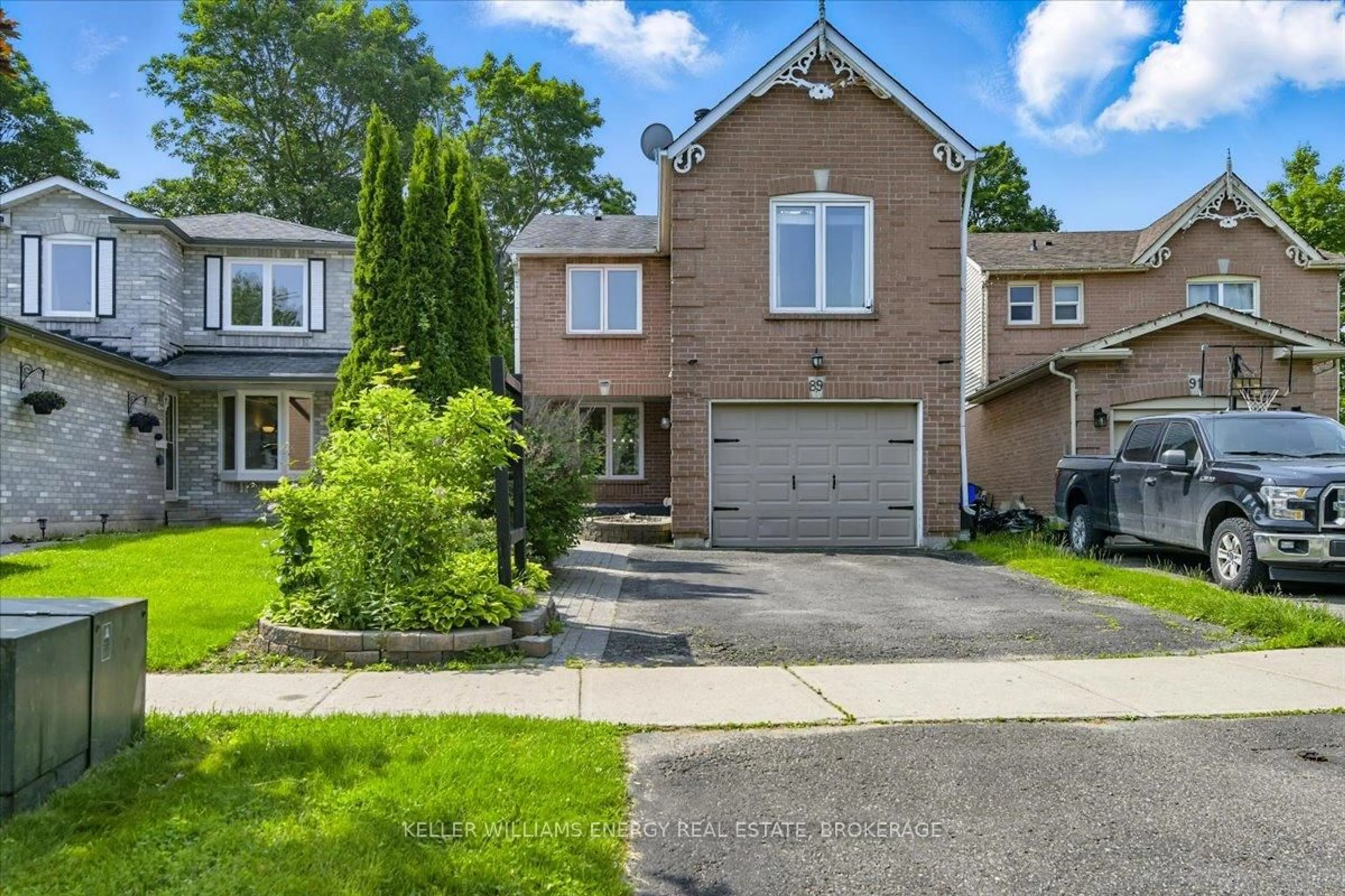 Home with brick exterior material, street for 89 Yorkville Dr, Clarington Ontario L1E 2A6