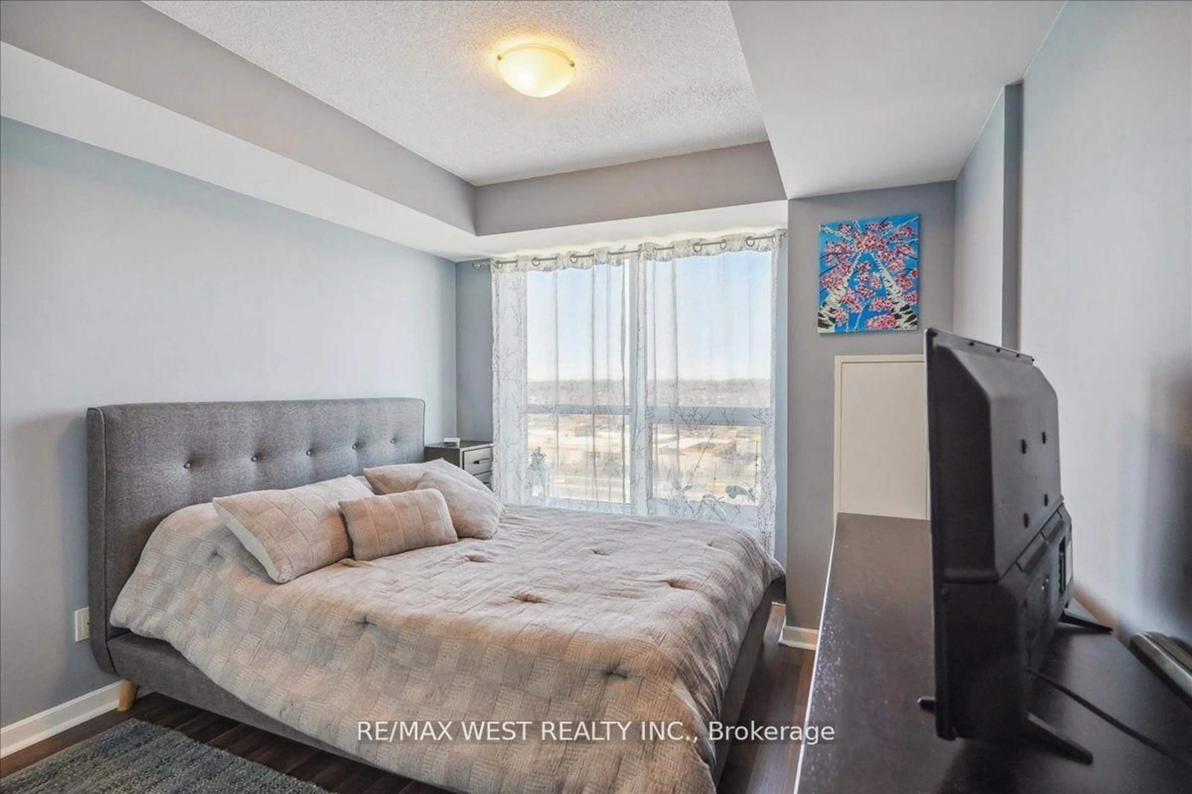 Bedroom with bed, unknown for 1235 Bayly St #1105, Pickering Ontario L1W 1L7