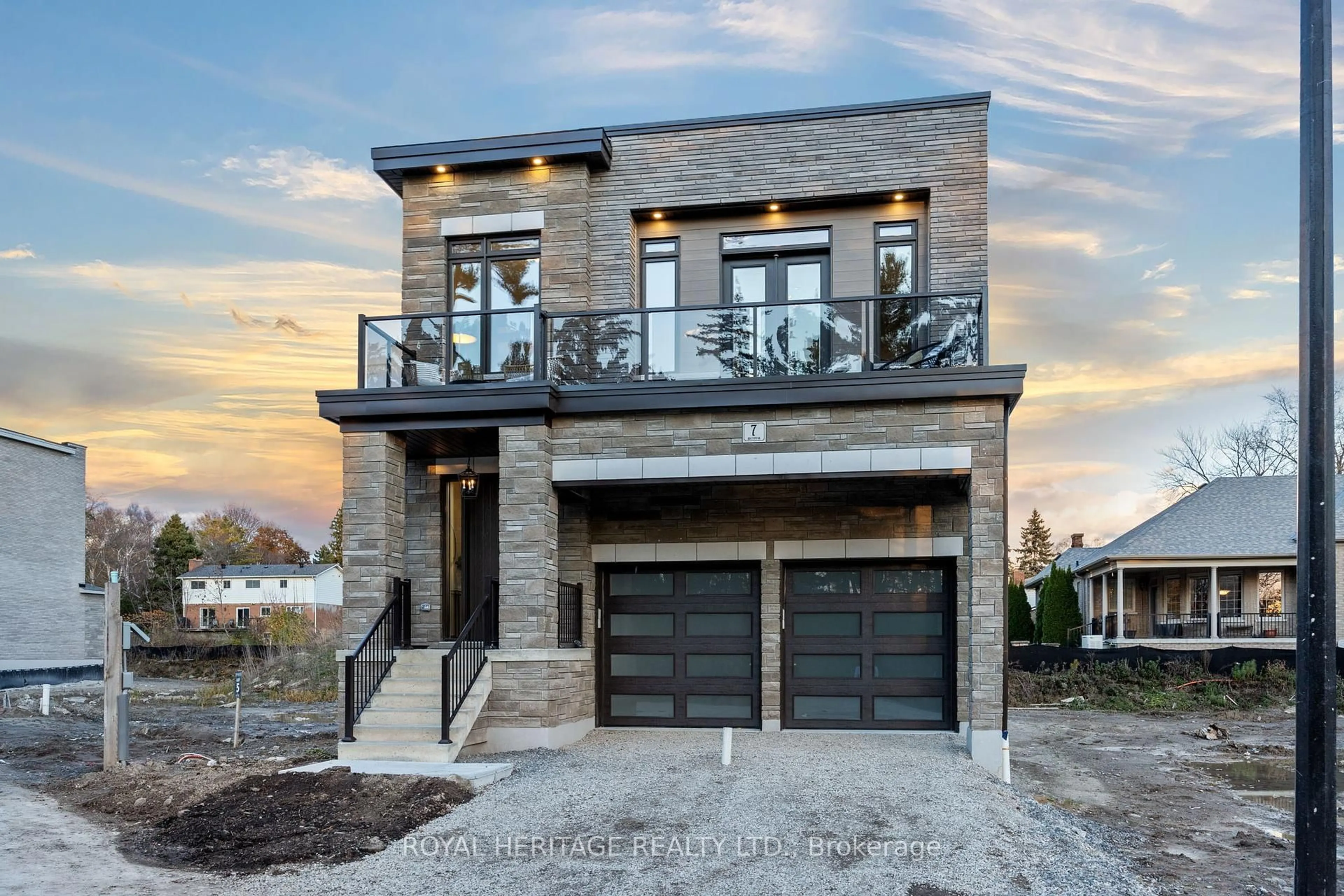 Home with brick exterior material, street for Lot 4 Inverlynn Way, Whitby Ontario L1N 2S6