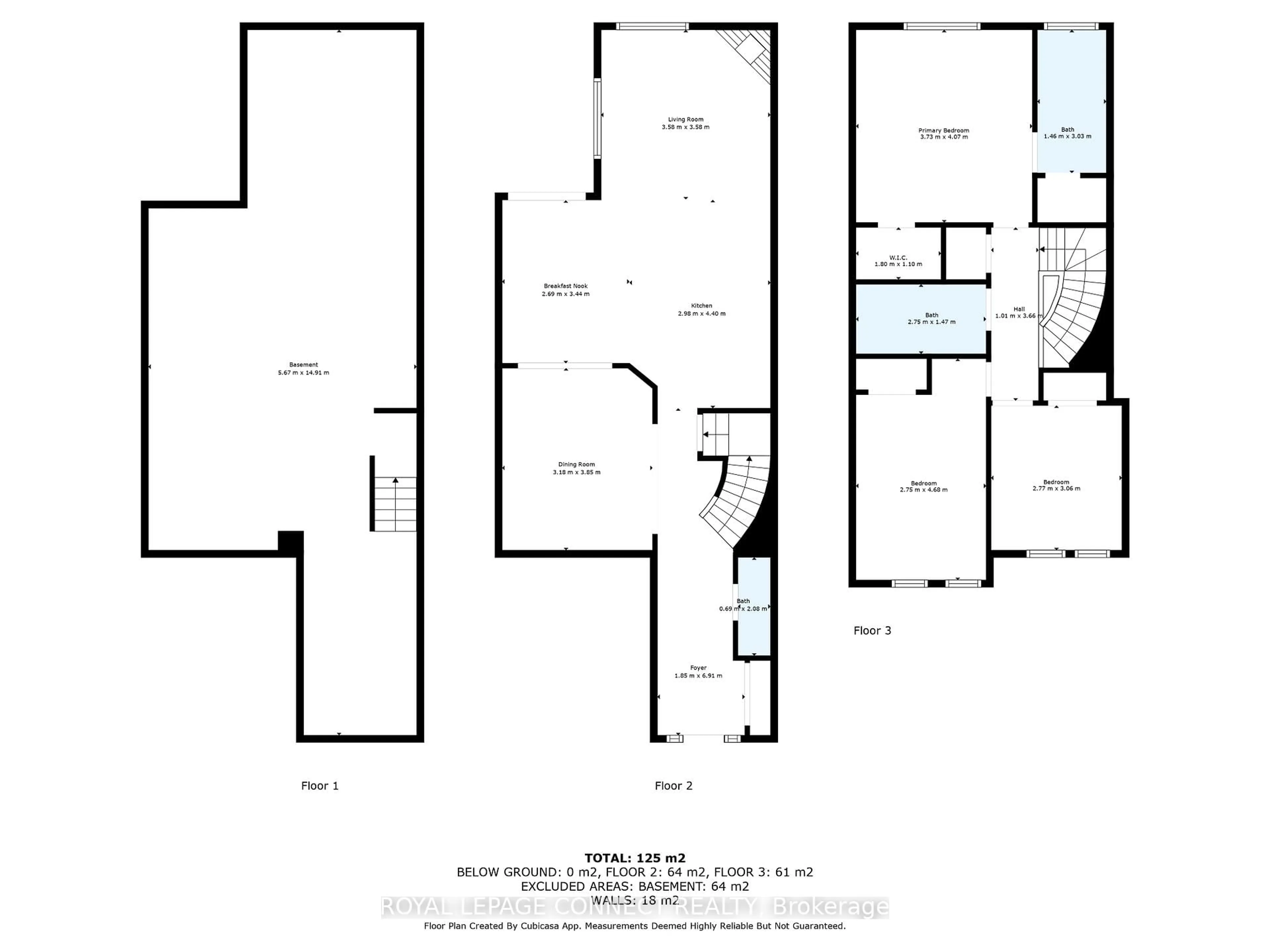Floor plan for 141 Whitefoot Cres, Ajax Ontario L1Z 2E3