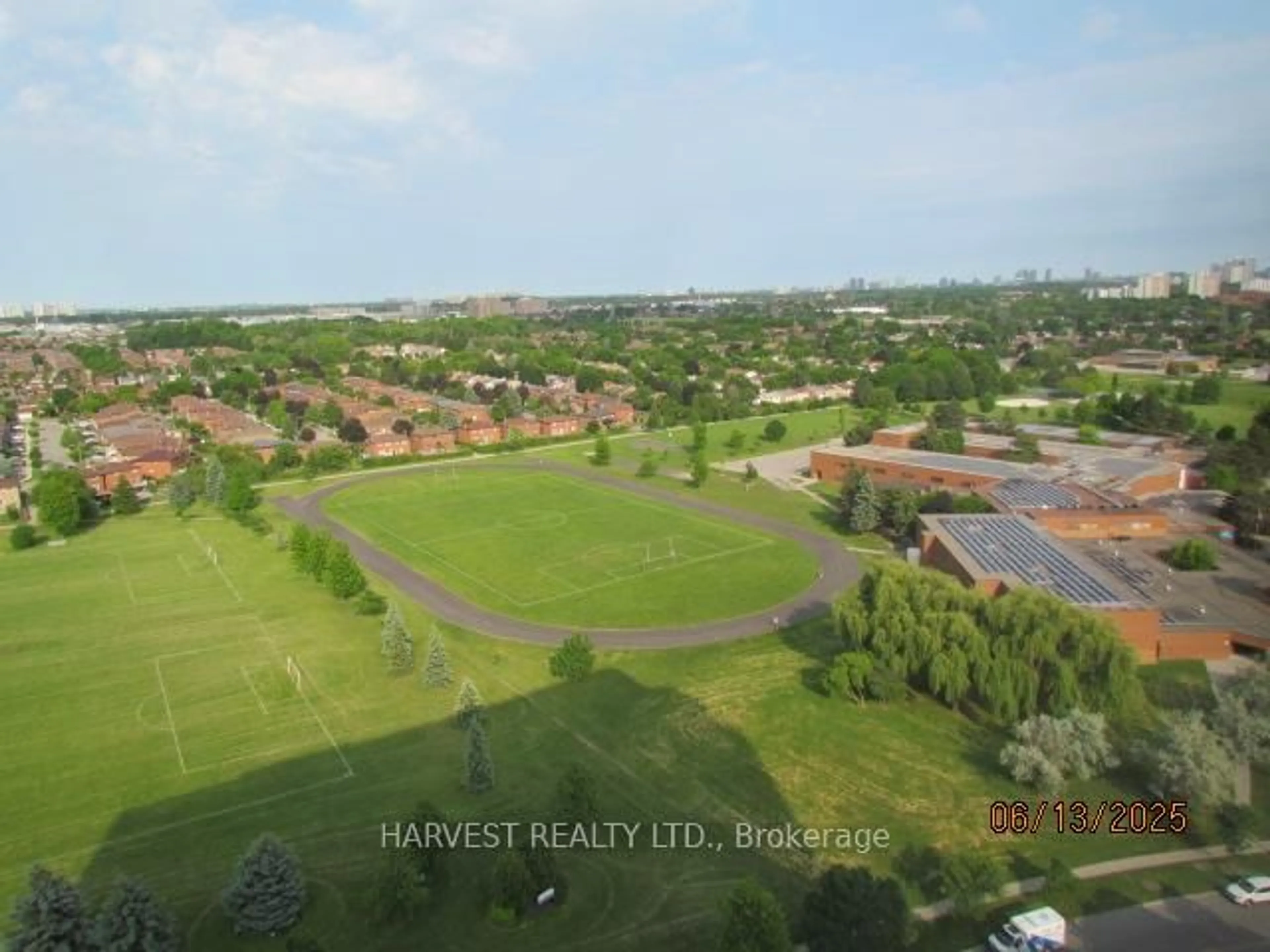 A pic from outside/outdoor area/front of a property/back of a property/a pic from drone, water/lake/river/ocean view for 255 Bamburgh Circ #2102, Toronto Ontario M1W 3T6