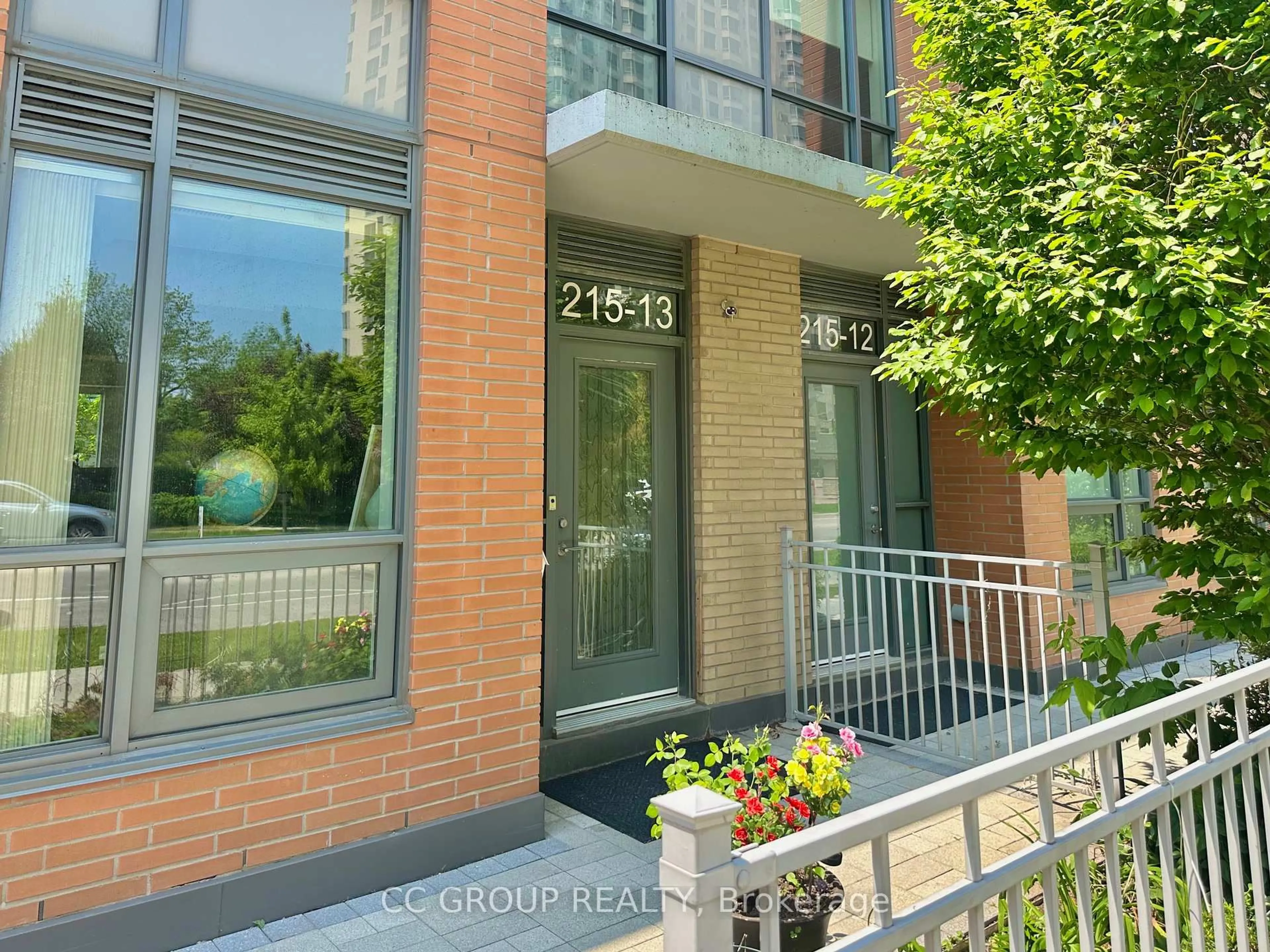 Home with brick exterior material, street for 215 Bonis Ave #Th13, Toronto Ontario M1T 3W6