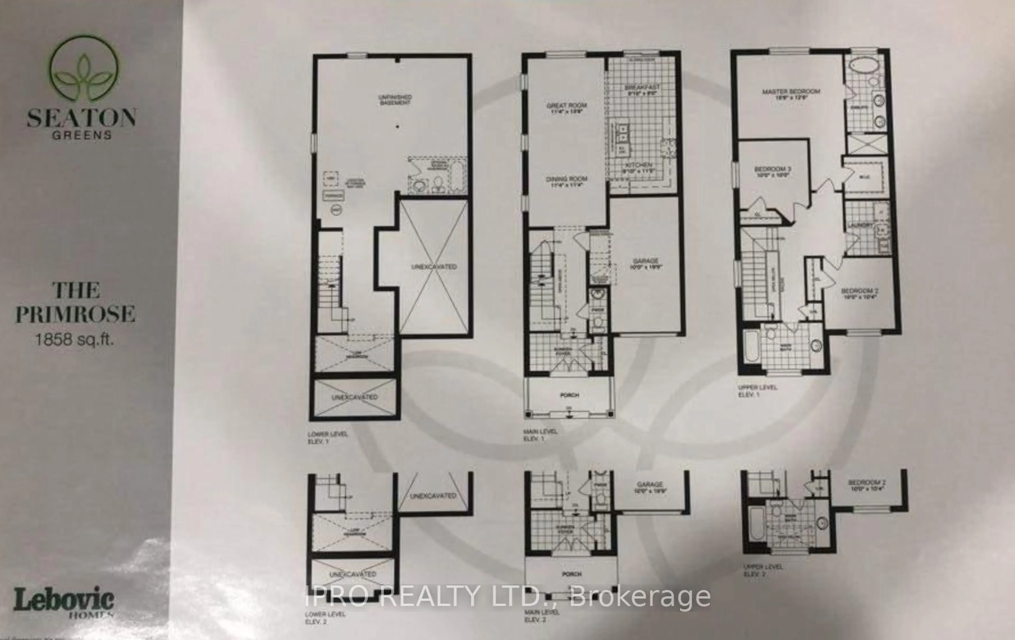 Floor plan for 2422 Angora St St, Pickering Ontario L1X 0M6