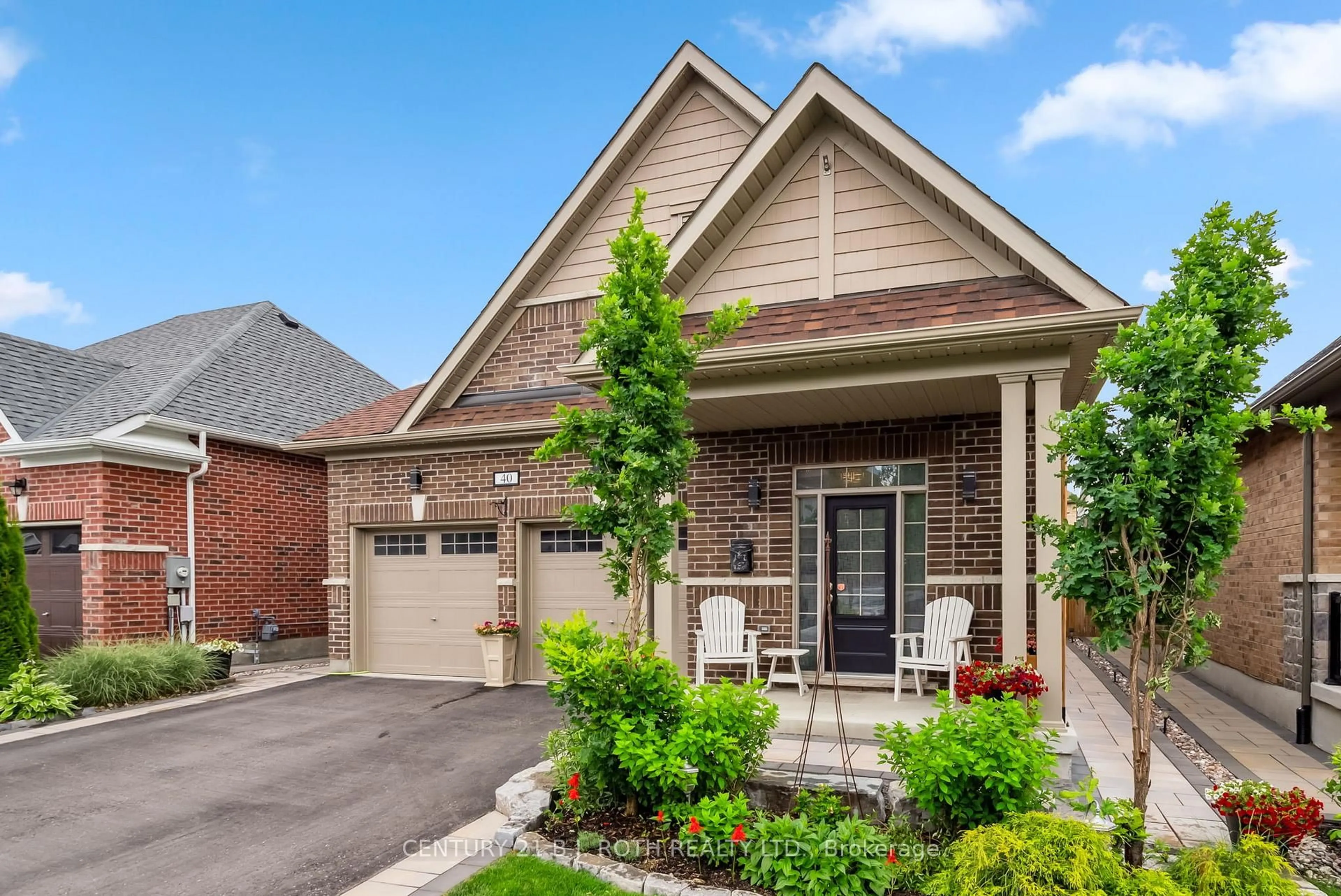 Home with brick exterior material, street for 40 Glenhaven Crt, Scugog Ontario L9L 0A8
