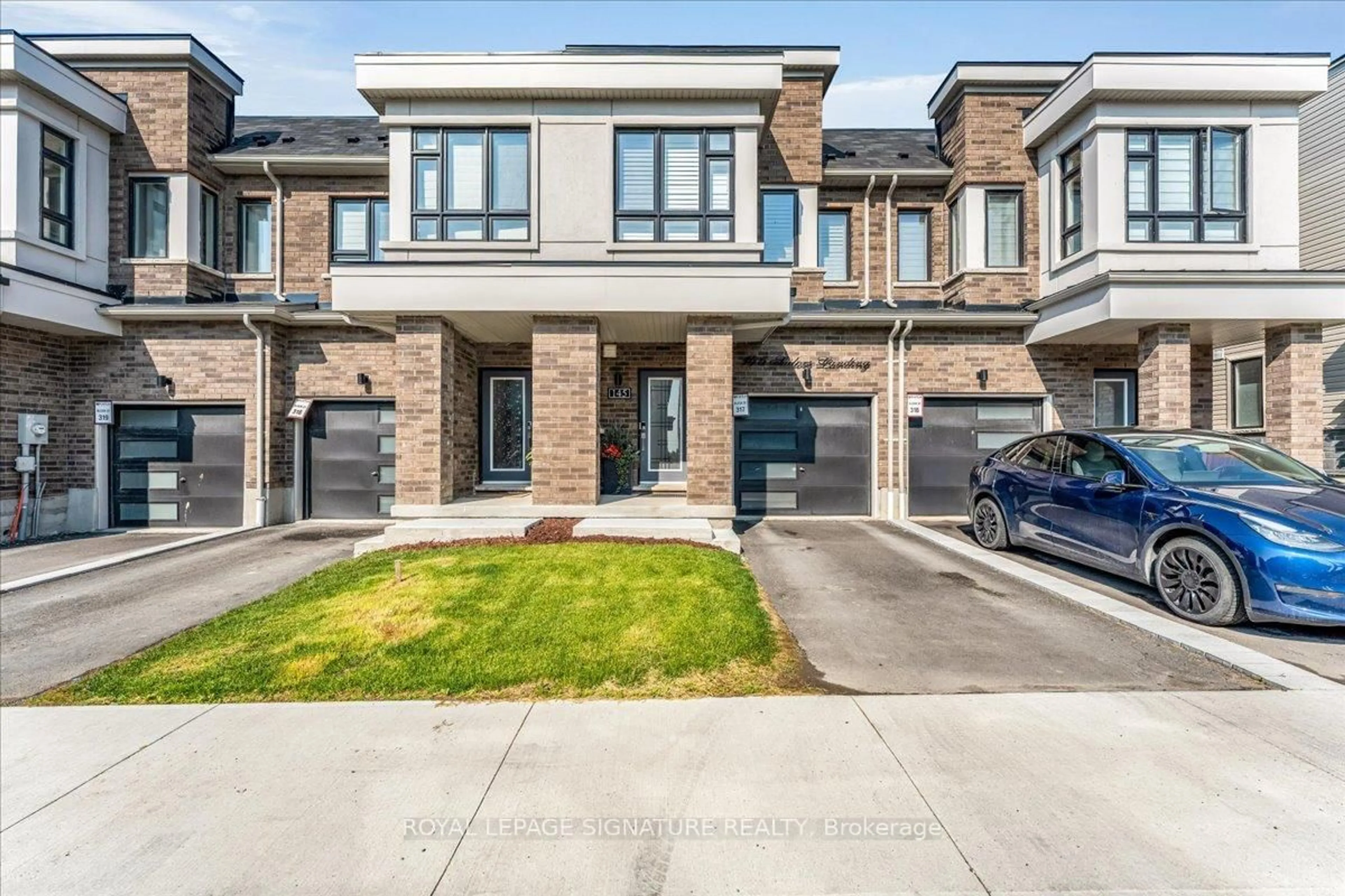 Home with brick exterior material, street for 145 Sailors Landing, Clarington Ontario L1C 3K5