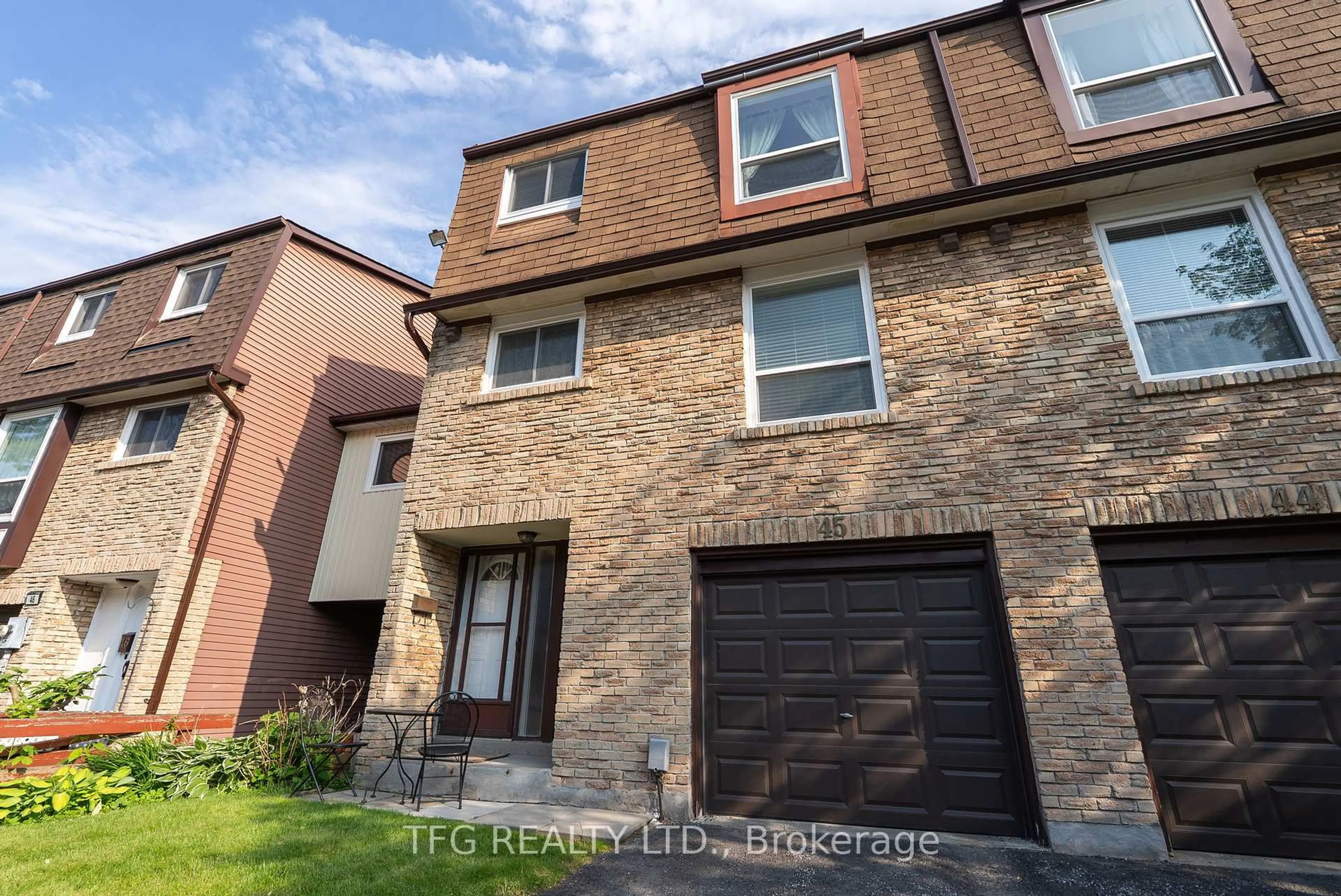 Home with brick exterior material, street for 222 Pearson St #45, Oshawa Ontario L1G 7C6