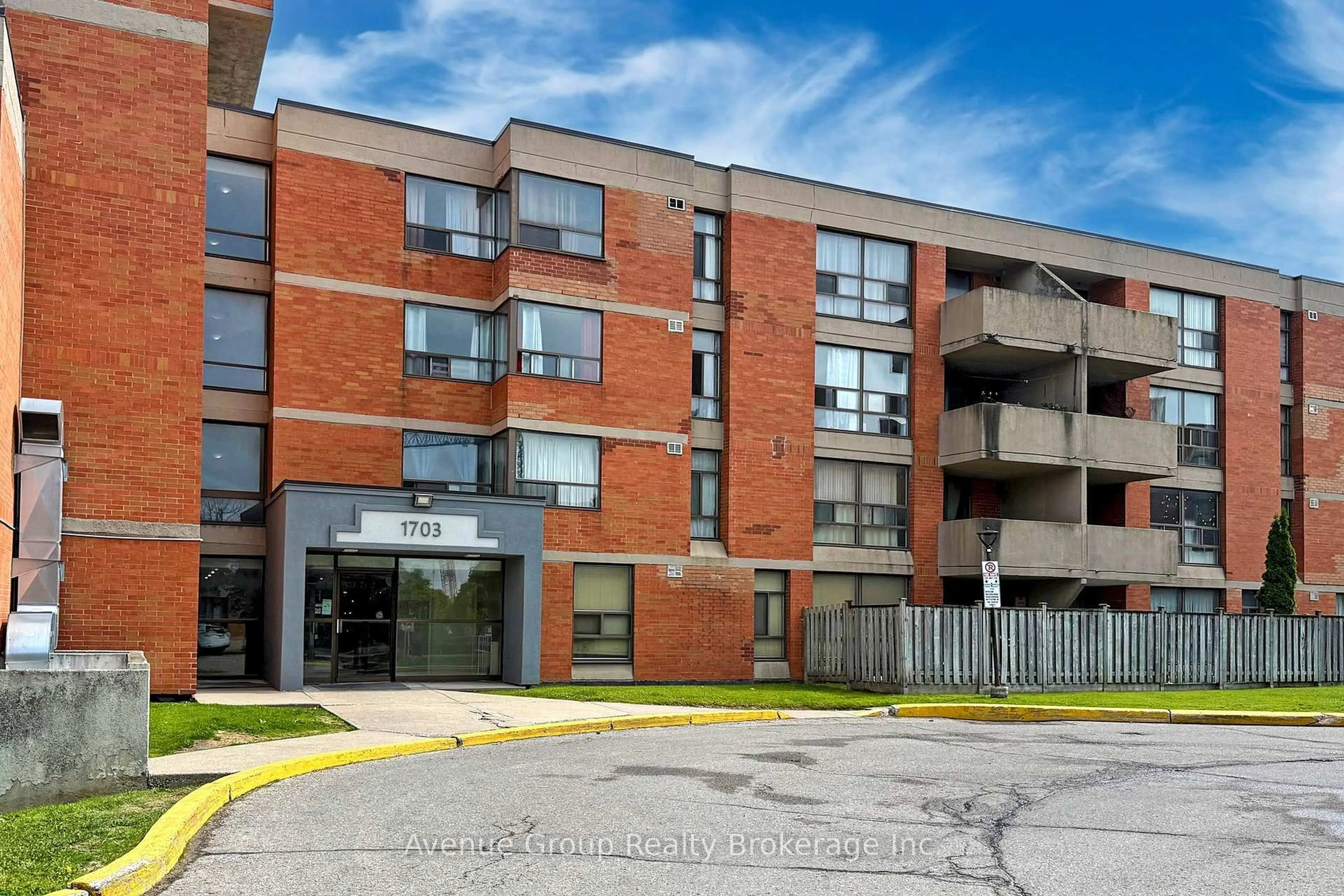 Home with brick exterior material, building for 1703 Mccowan Rd #311, Toronto Ontario M1S 4L1