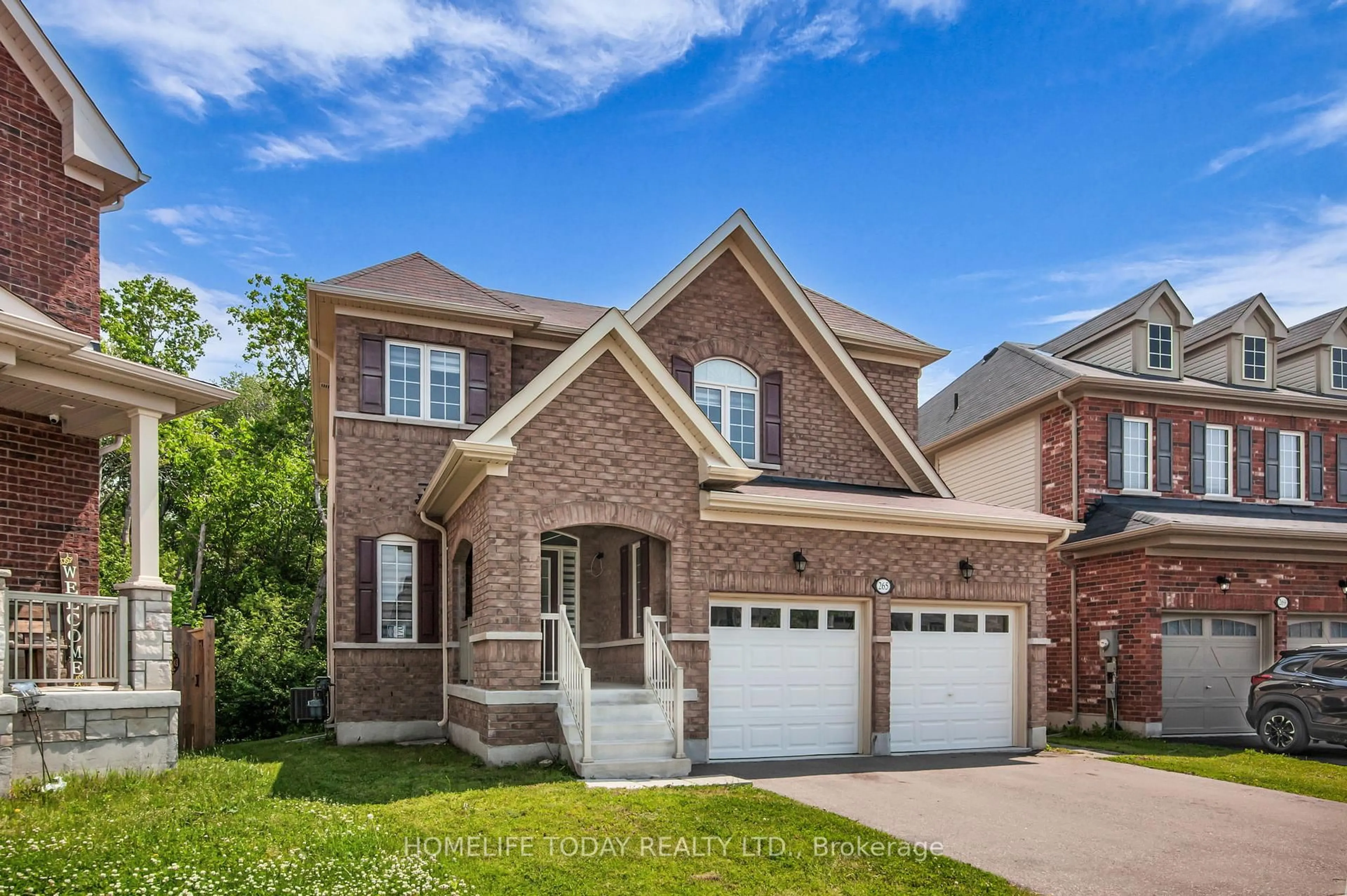 Home with brick exterior material, street for 265 Bruce Cameron Dr, Clarington Ontario L1C 3K2