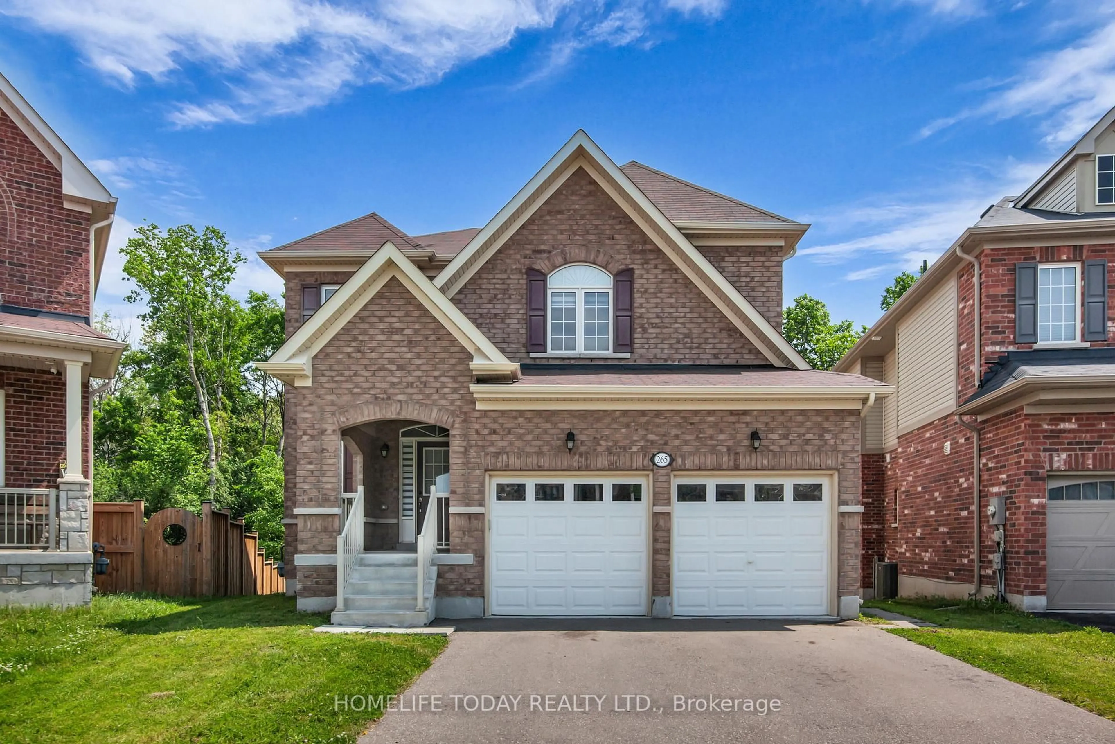 Home with brick exterior material, street for 265 Bruce Cameron Dr, Clarington Ontario L1C 3K2