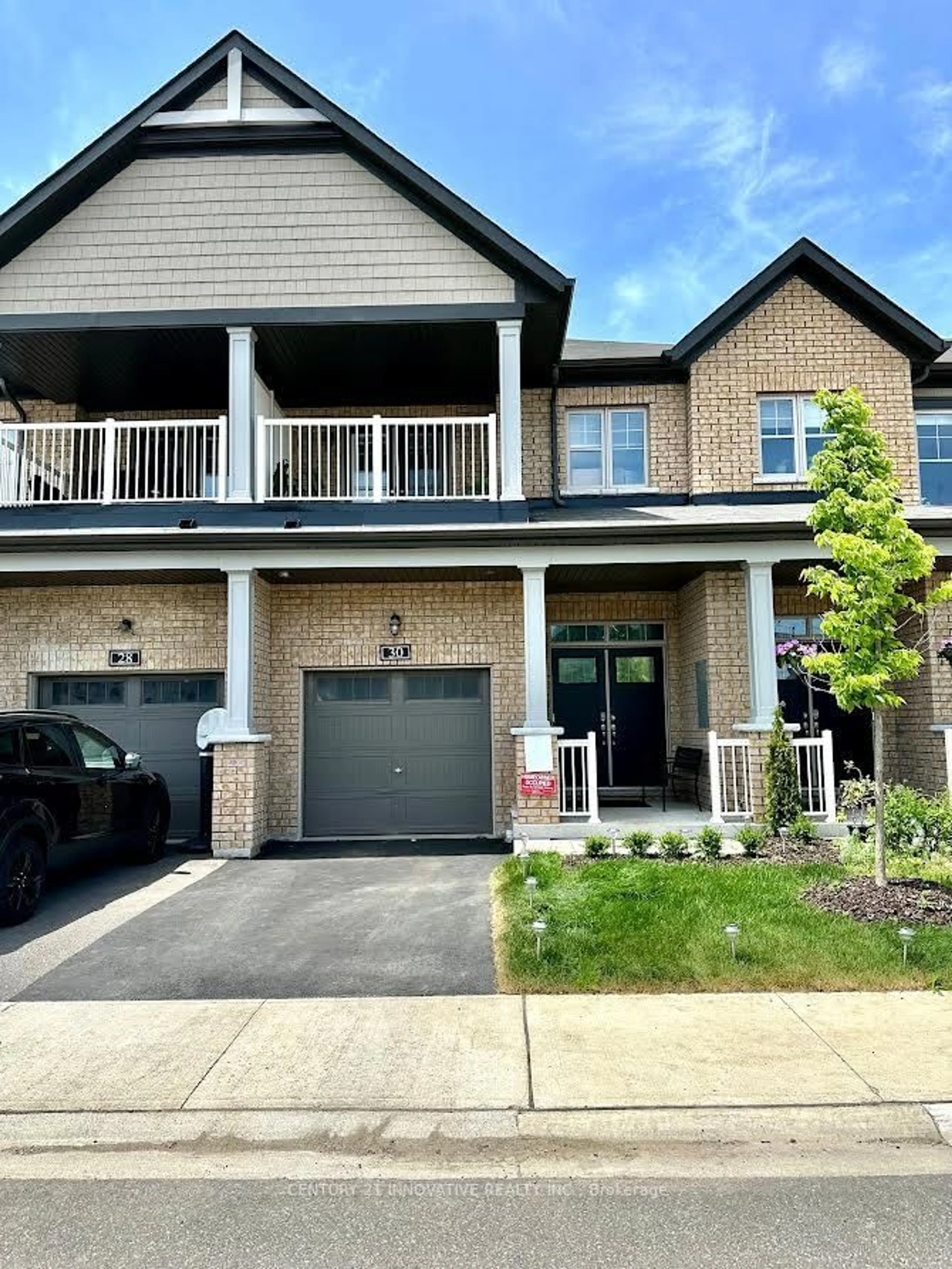Home with brick exterior material, street for 30 Paradise Way, Whitby Ontario L1R 0R7