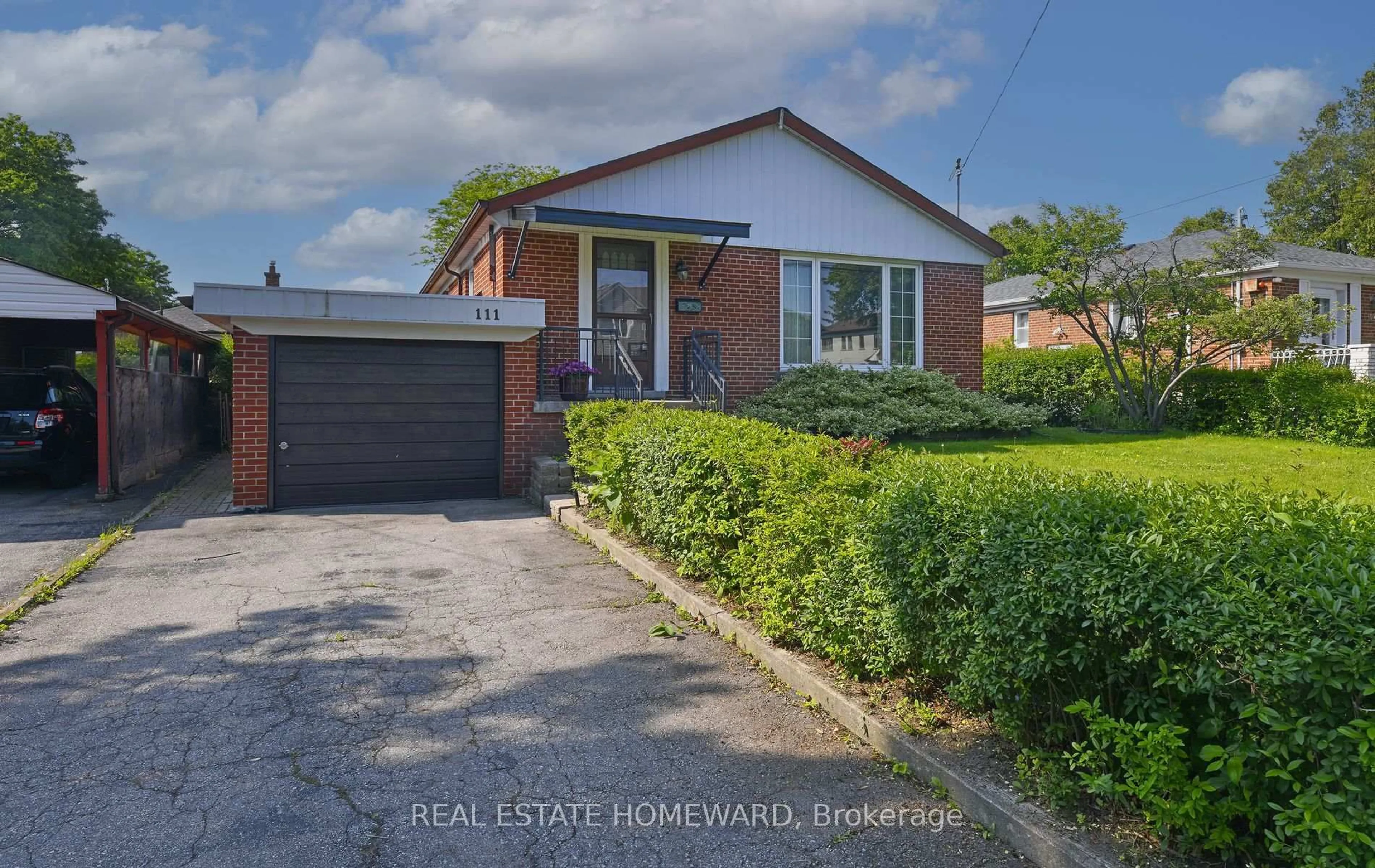 Home with brick exterior material, street for 111 Surrey Ave, Toronto Ontario M1R 1H2