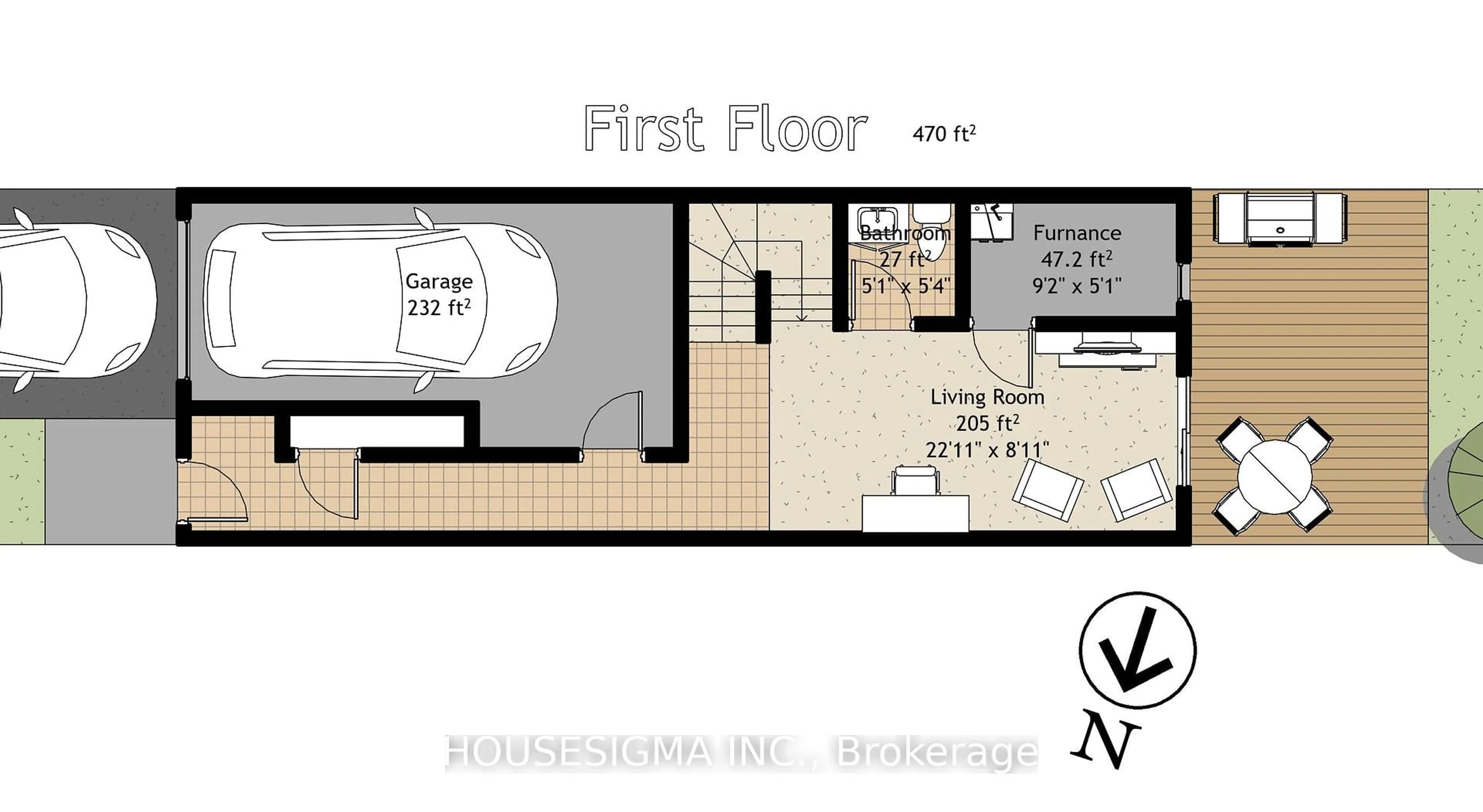 Floor plan for 6 Benjamin Way, Whitby Ontario L1N 0K5
