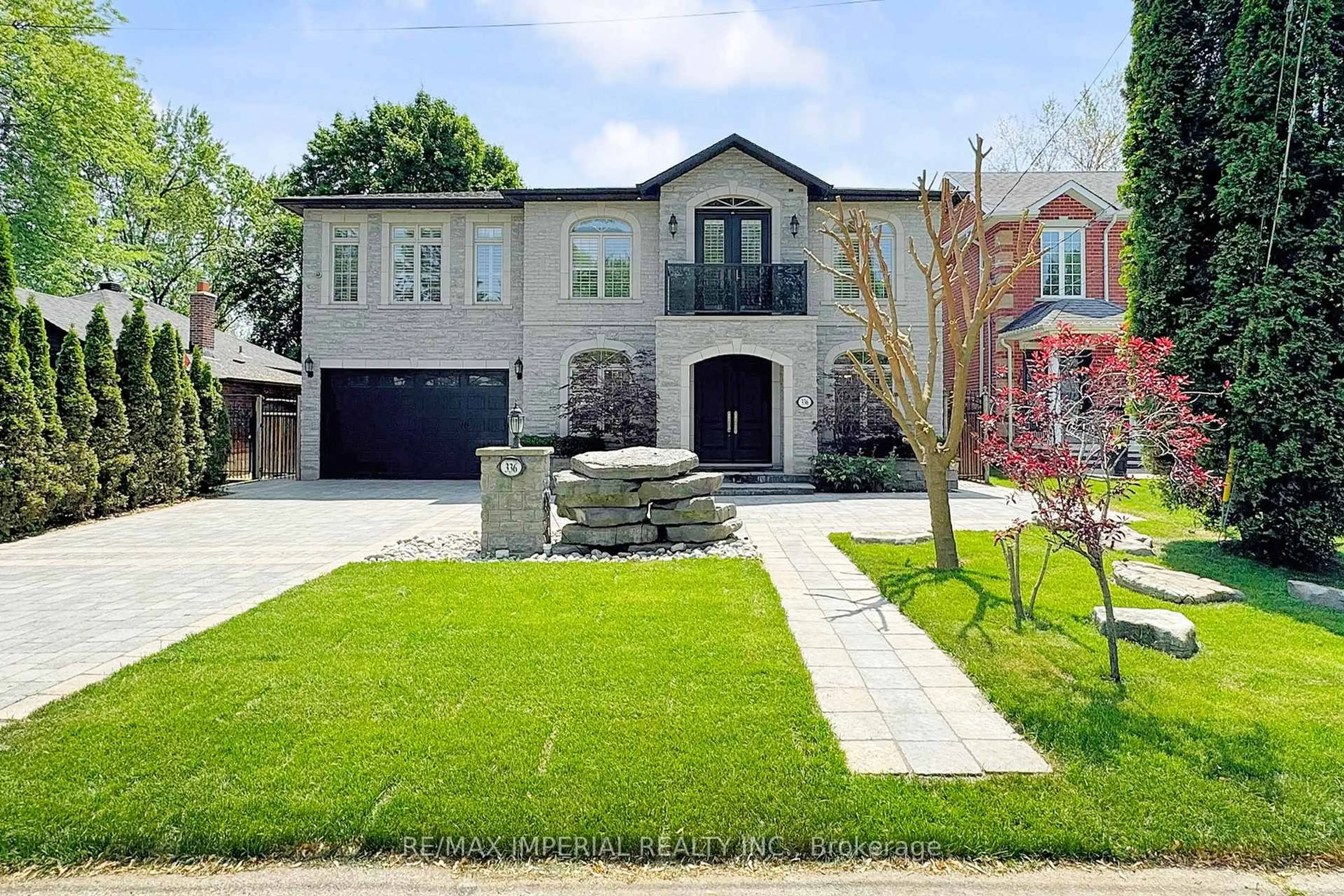 Home with brick exterior material, street for 336 Rouge Hills Dr, Toronto Ontario M1C 2Z5