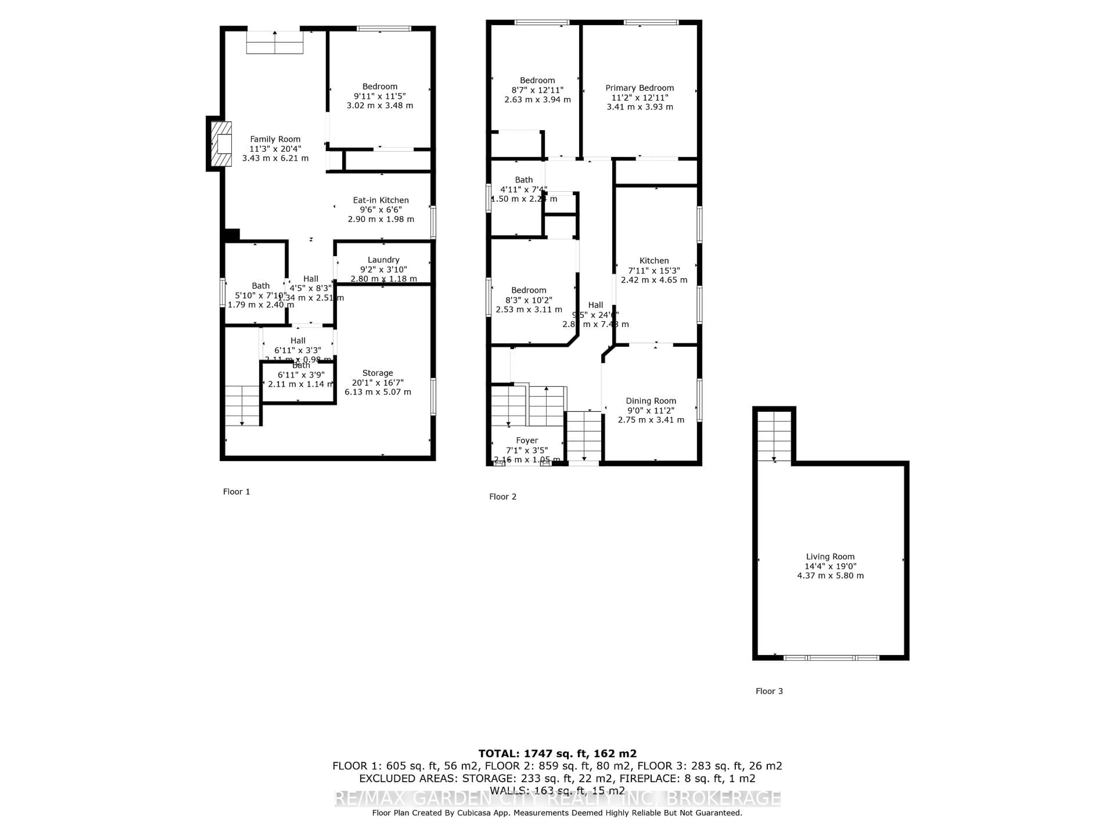 Floor plan for 101 Winter Gardens Tr, Toronto Ontario M1C 3M9