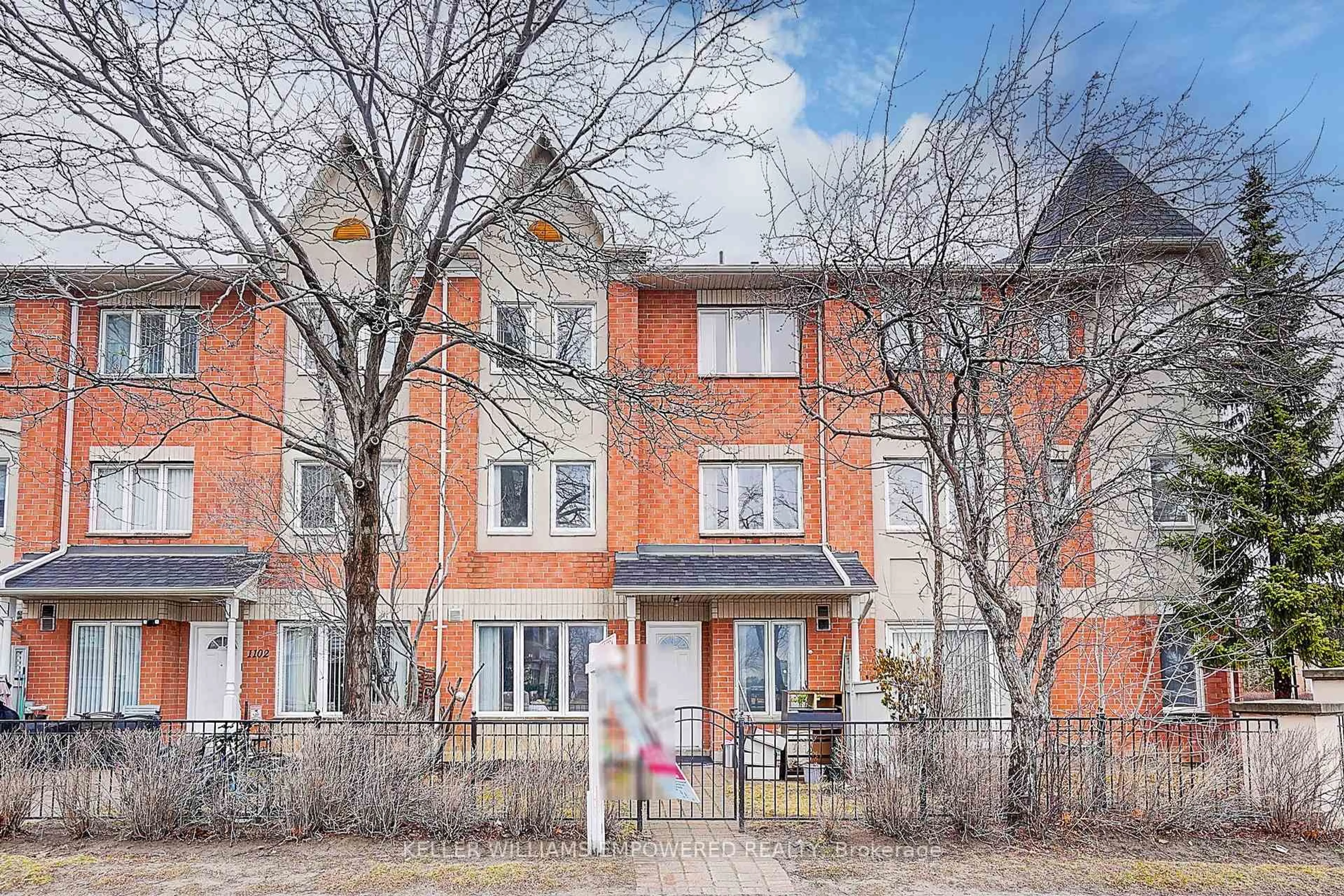Home with brick exterior material, street for 19 Rosebank Dr #1103, Toronto Ontario M1B 5Z2
