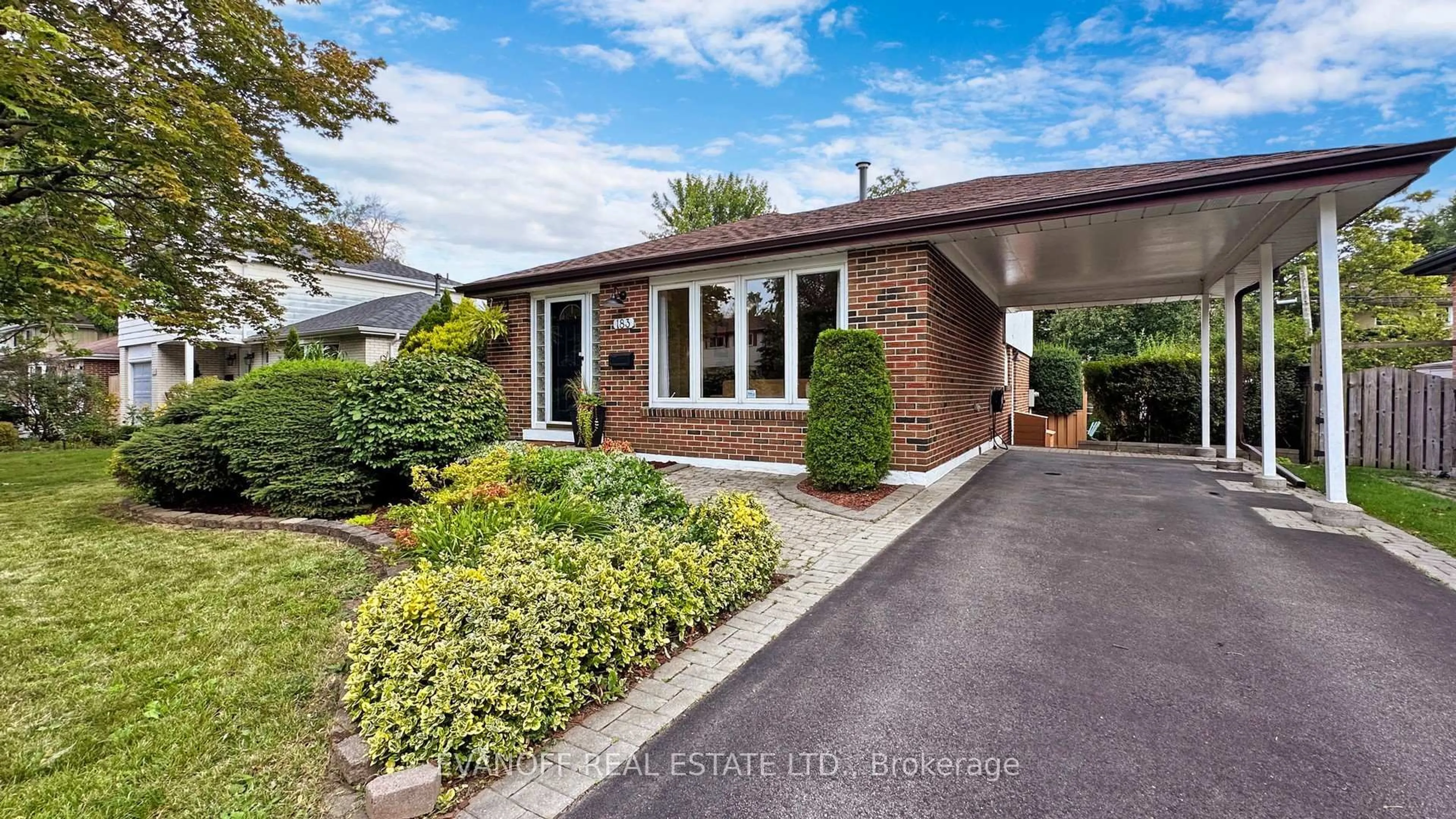 Home with brick exterior material, street for 183 Sylvan Ave, Toronto Ontario M1E 1A4