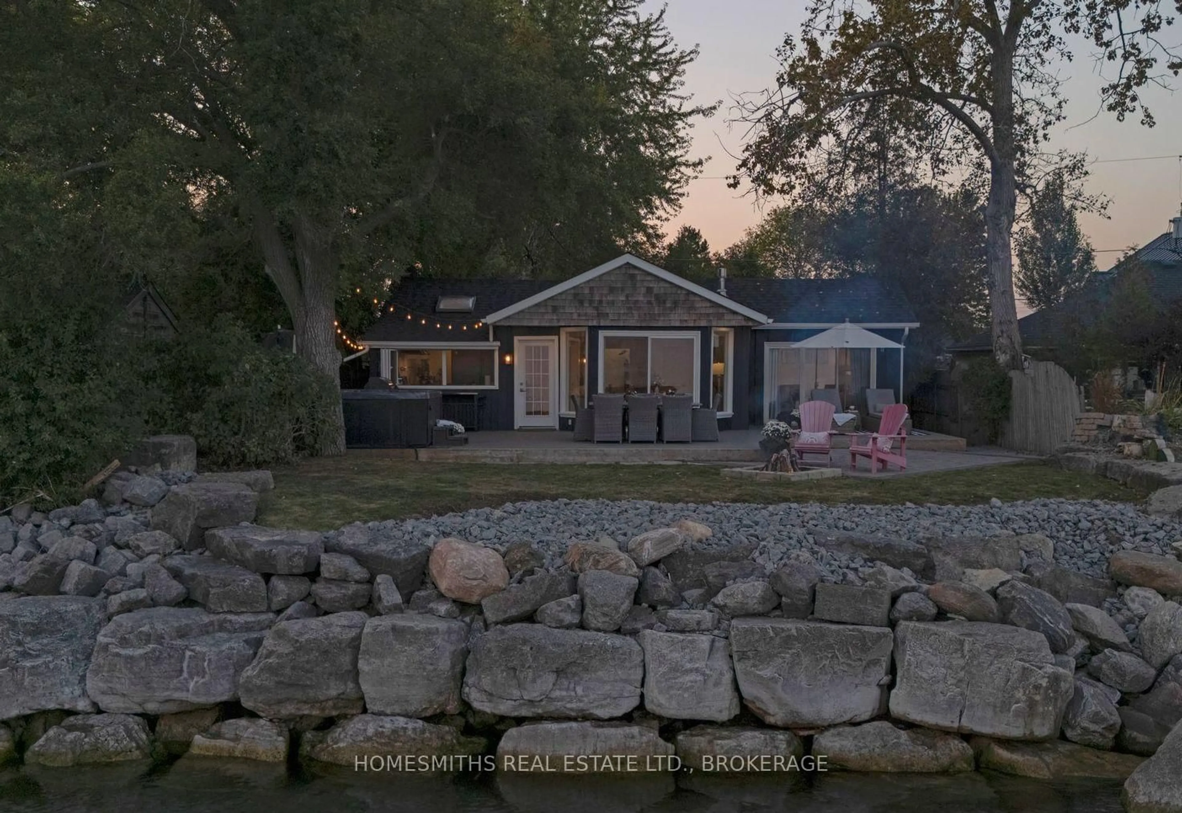 A pic from outside/outdoor area/front of a property/back of a property/a pic from drone, water/lake/river/ocean view for 141 Cedar Crest Beach Rd, Clarington Ontario L1C 5R2