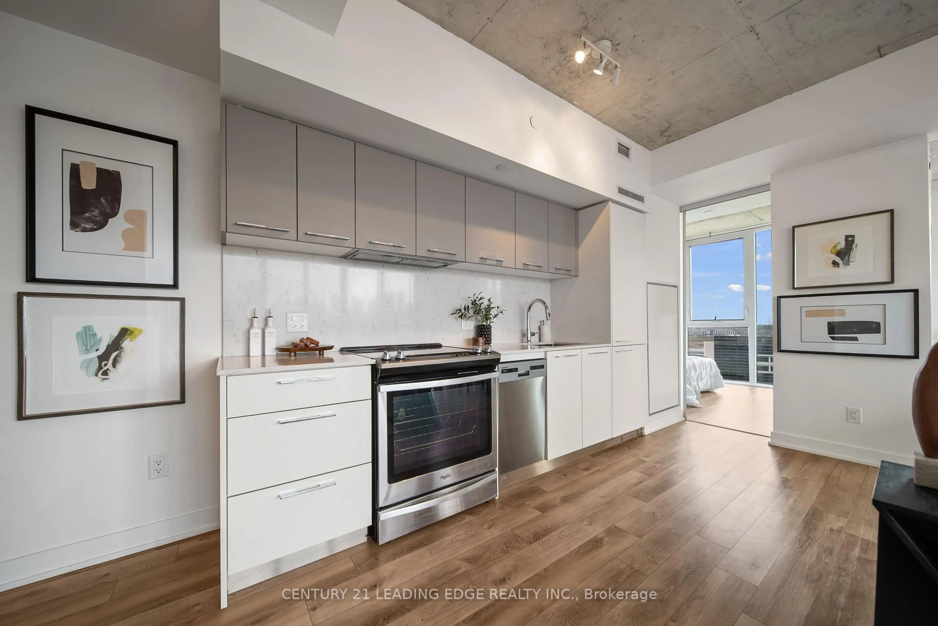 Open concept kitchen, unknown for 15 BASEBALL Pl #1107, Toronto Ontario M4M 0E6