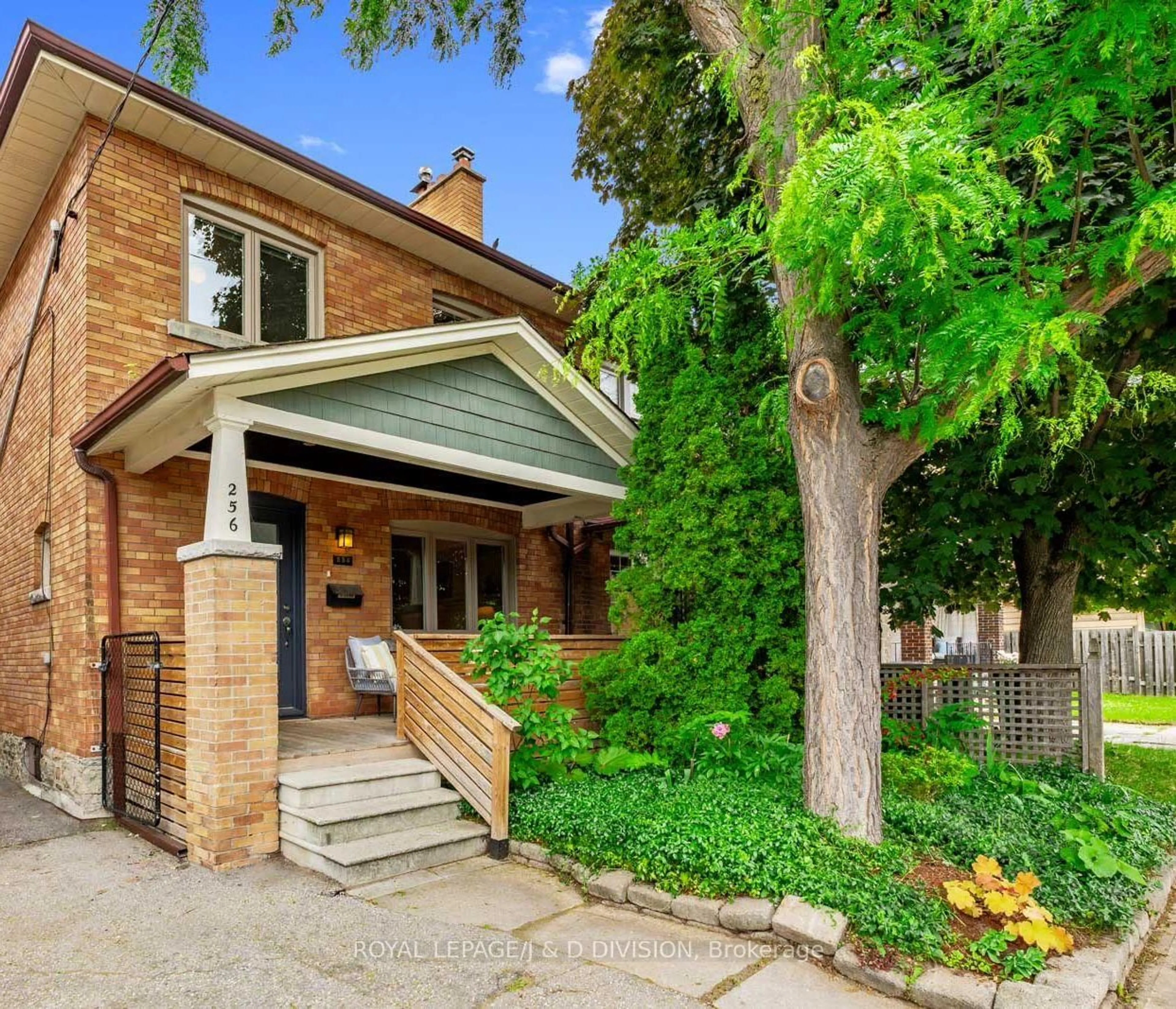 Home with brick exterior material, street for 256 Mortimer Ave, Toronto Ontario M4J 2C5
