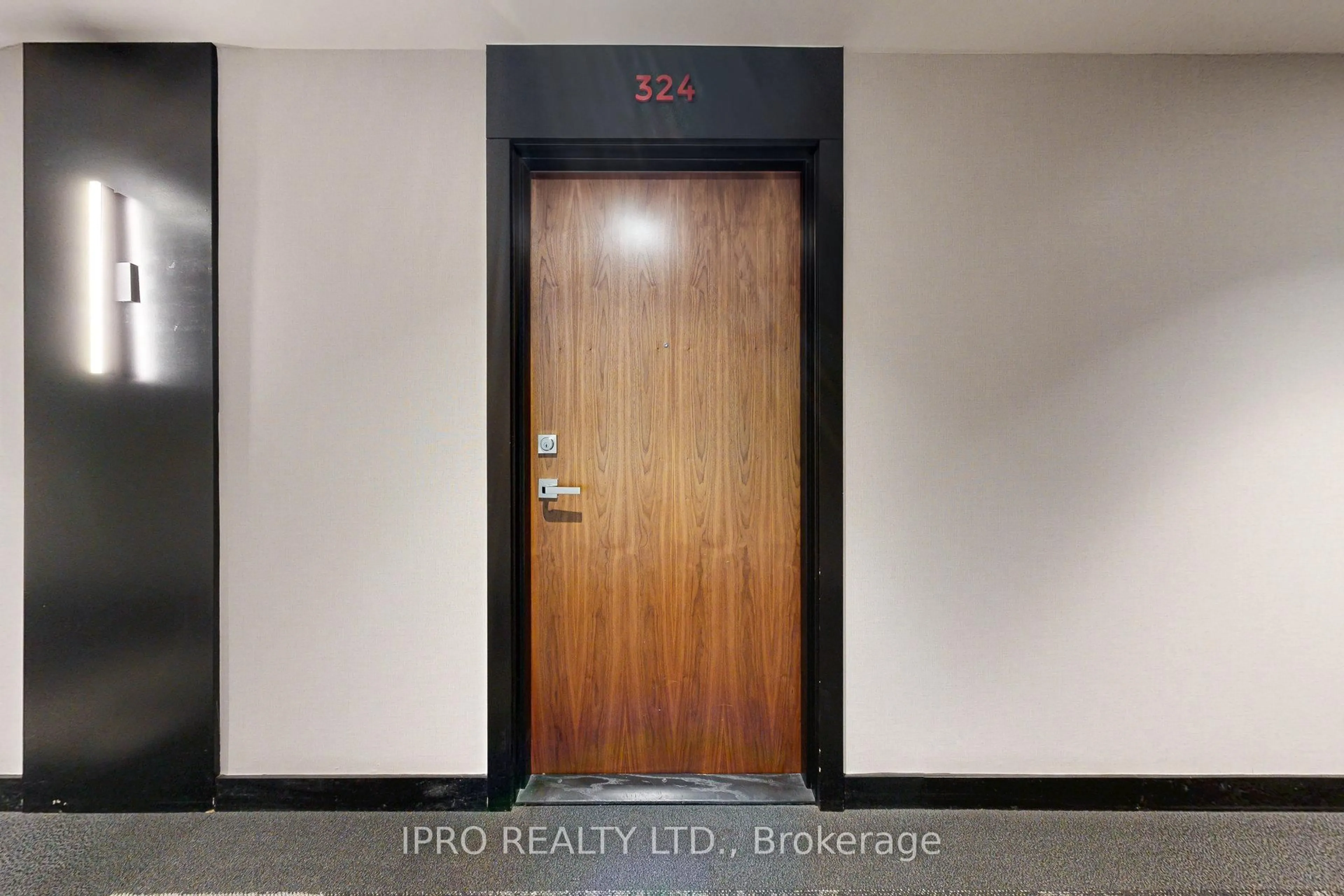 Indoor entryway for 30 Baseball Pl #324, Toronto Ontario M4M 0E8