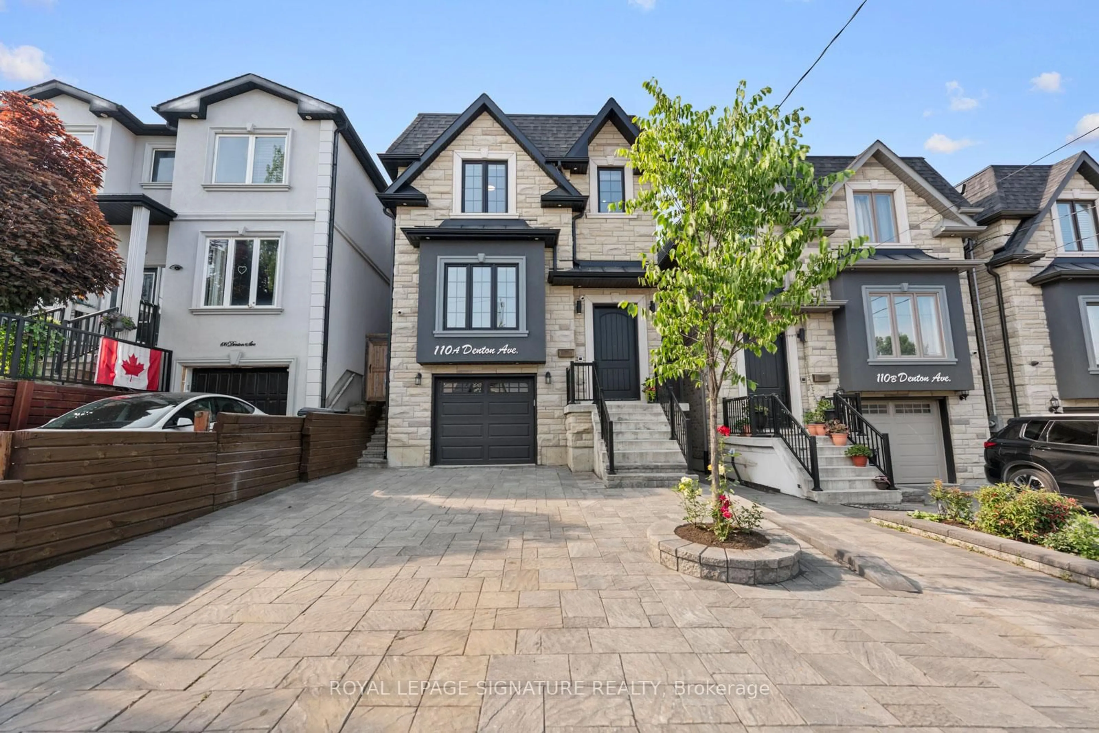 Home with brick exterior material, street for 110A Denton Ave, Toronto Ontario M1L 1G6