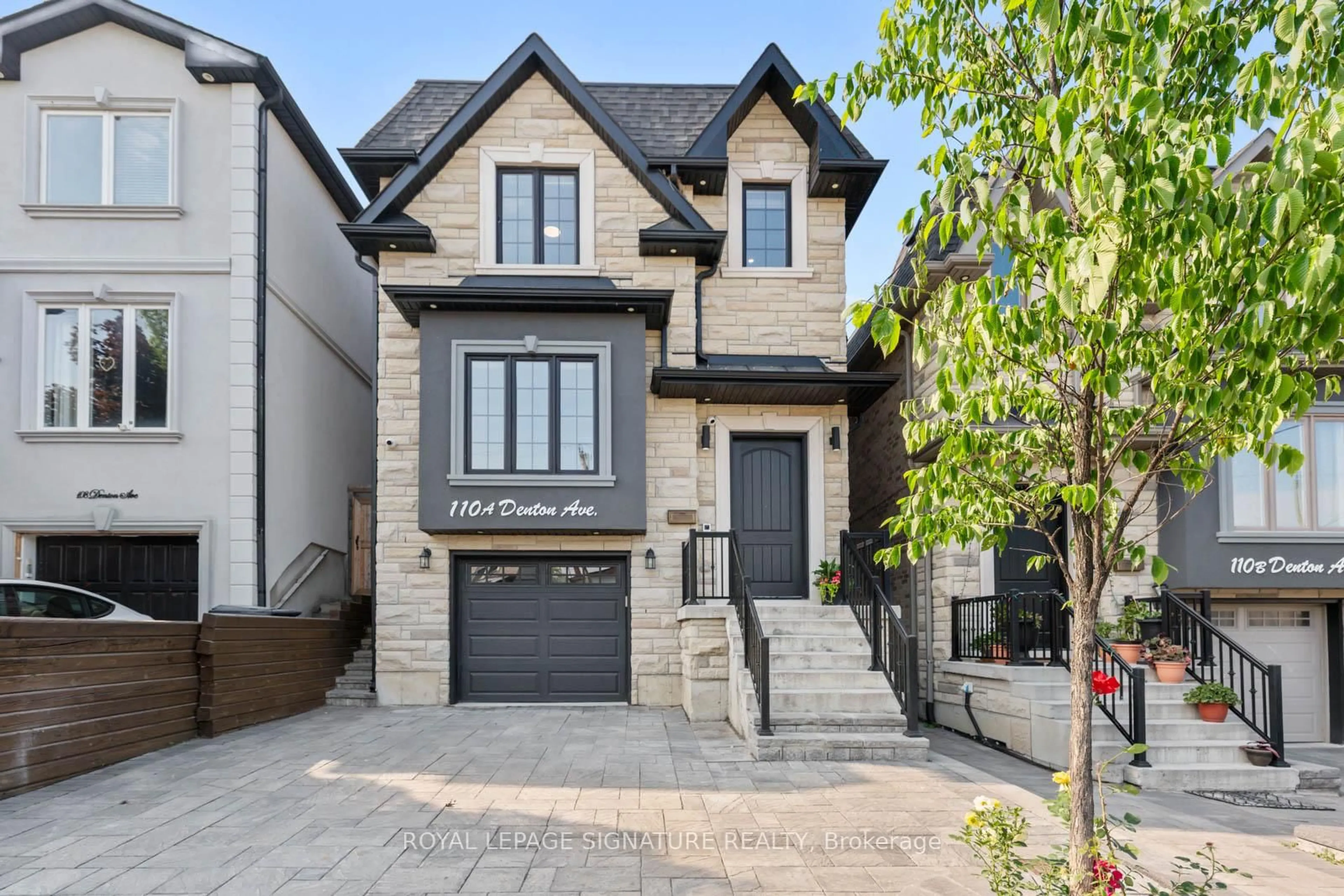 Home with brick exterior material, street for 110A Denton Ave, Toronto Ontario M1L 1G6