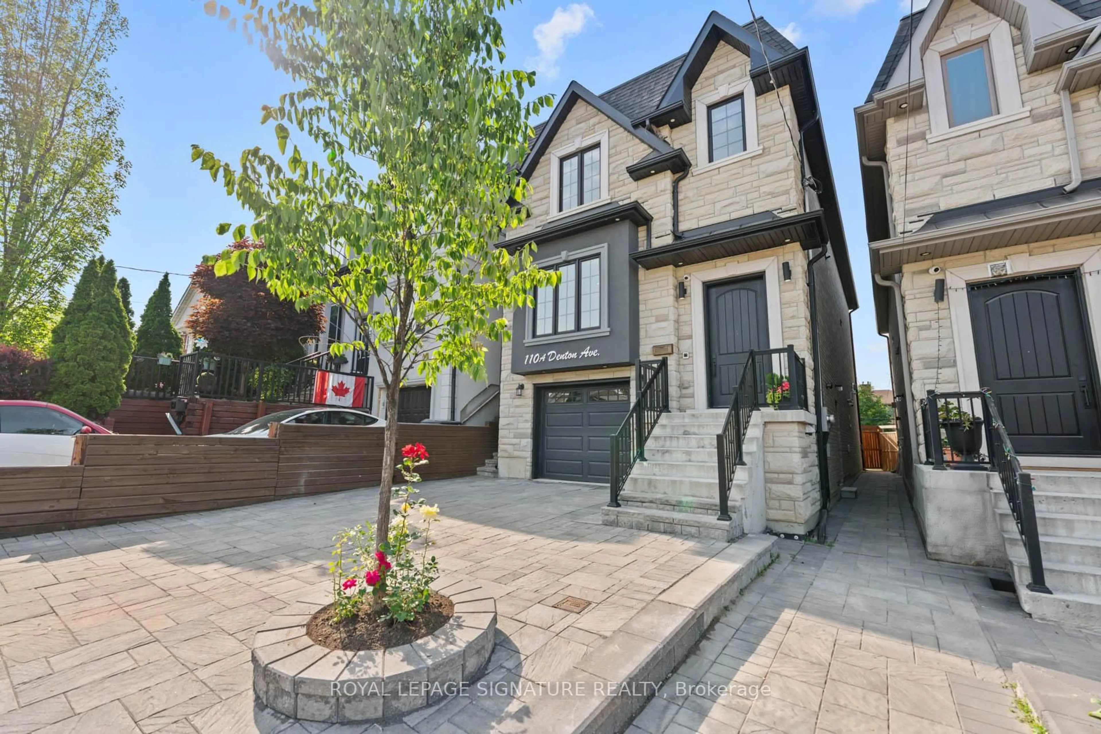 Home with brick exterior material, street for 110A Denton Ave, Toronto Ontario M1L 1G6