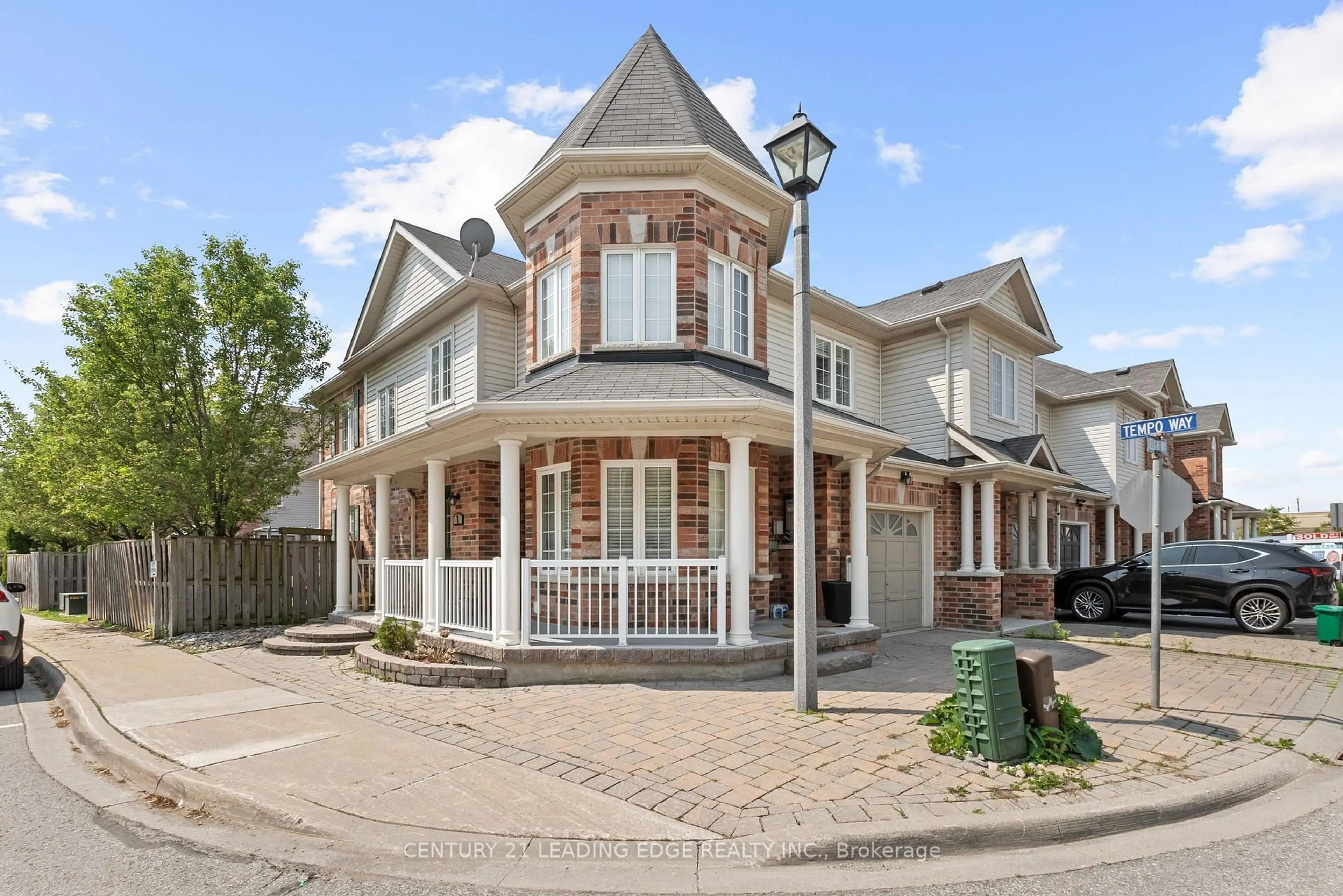 Home with brick exterior material, street for 1 Delight Way, Whitby Ontario L1M 0G1