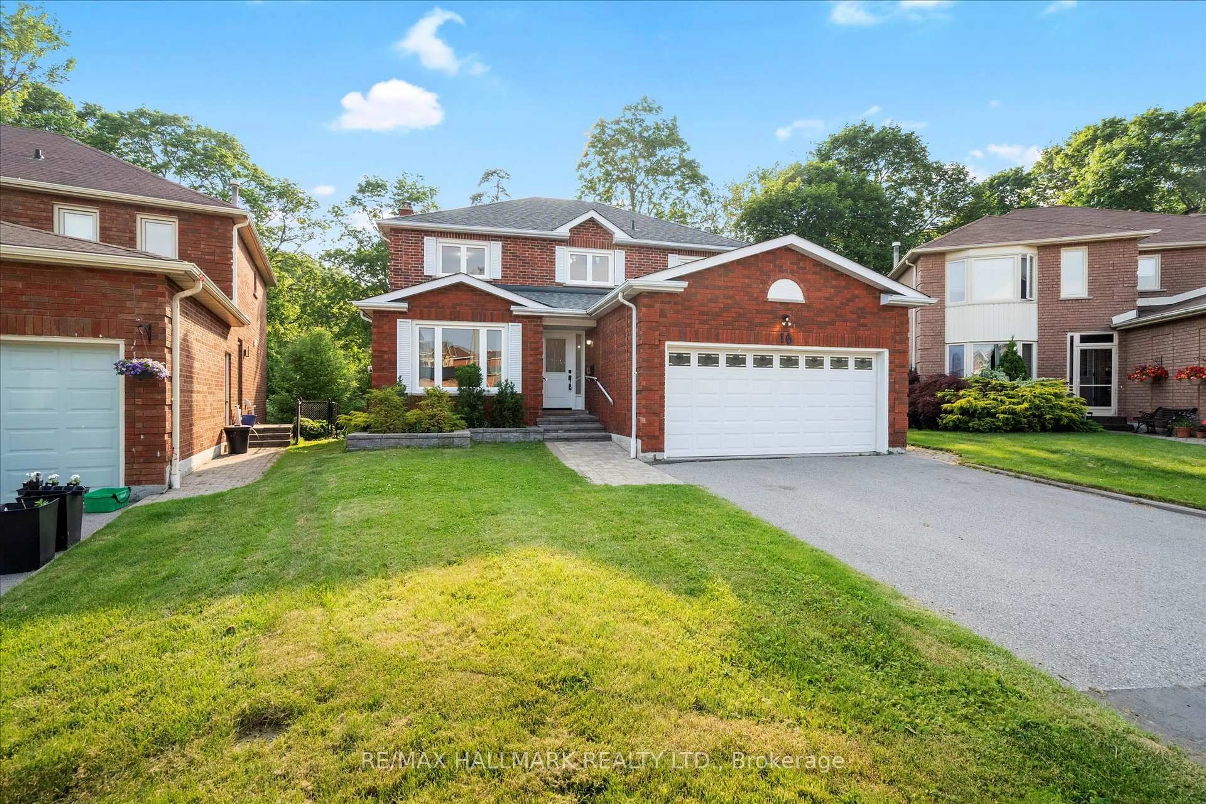 Home with brick exterior material, street for 16 Dartmoor Dr, Toronto Ontario M1E 5B2